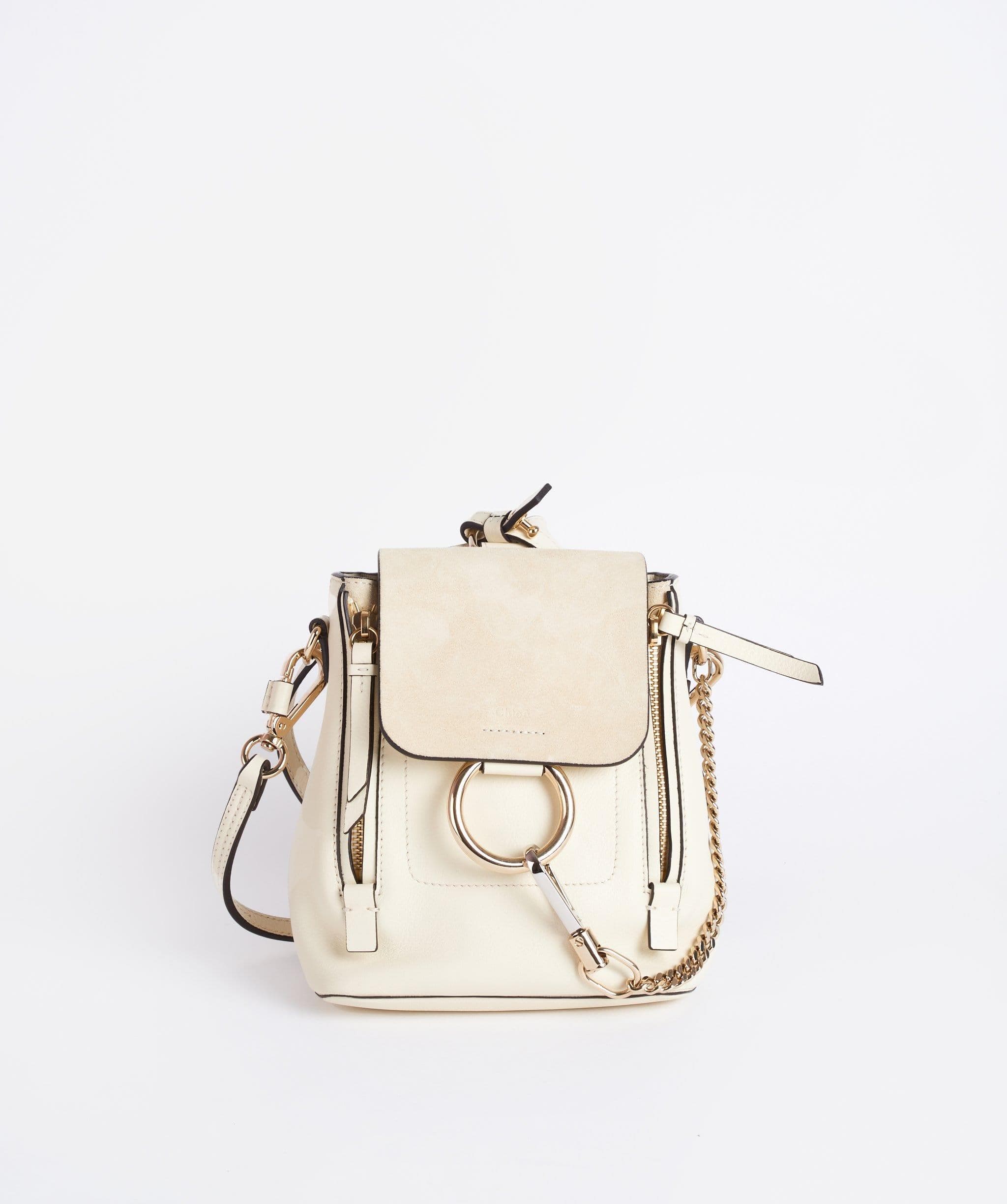 Chloé Chloe creme faye backpack