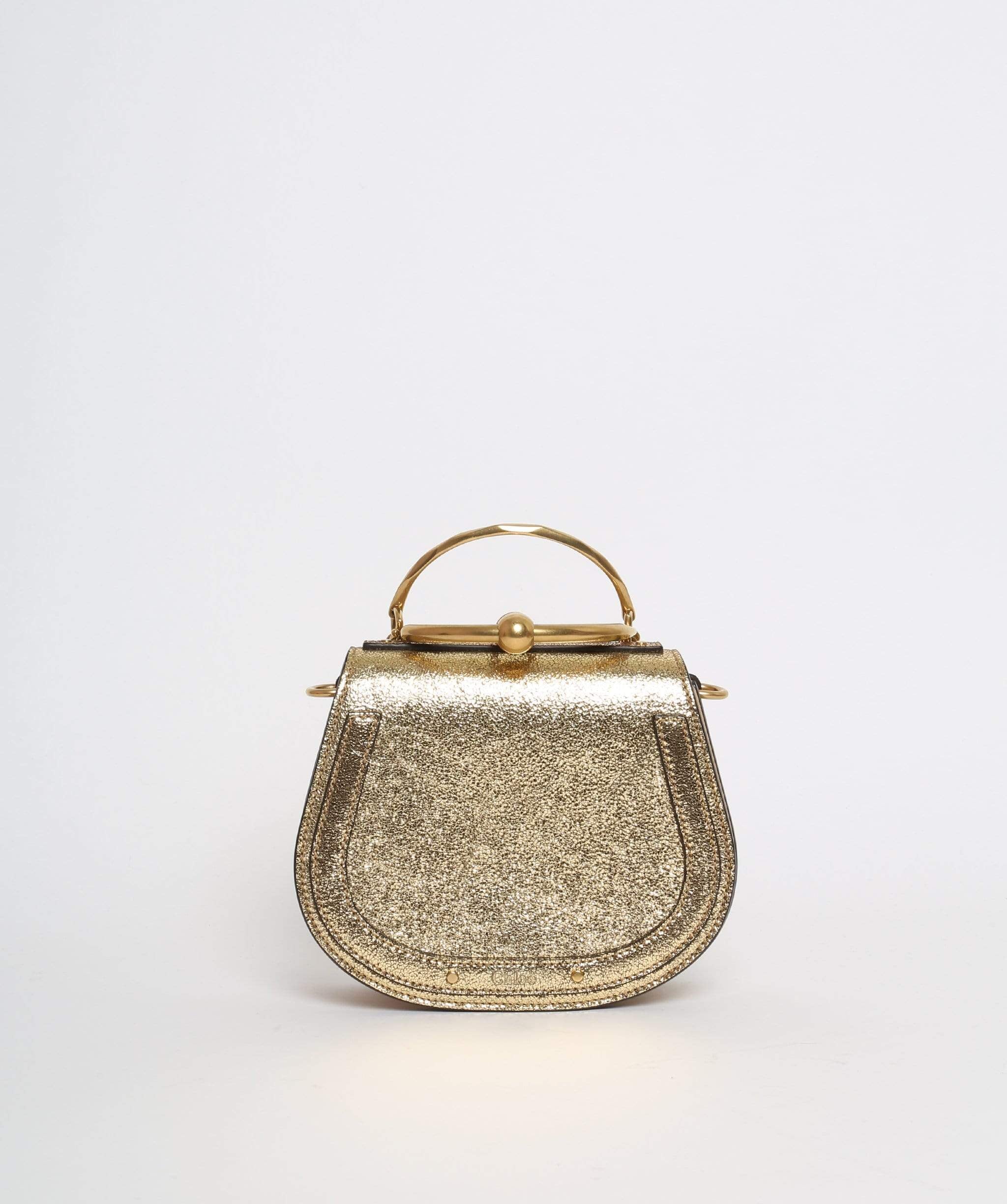 Chloé Chloe Gold Nile bracelet bag