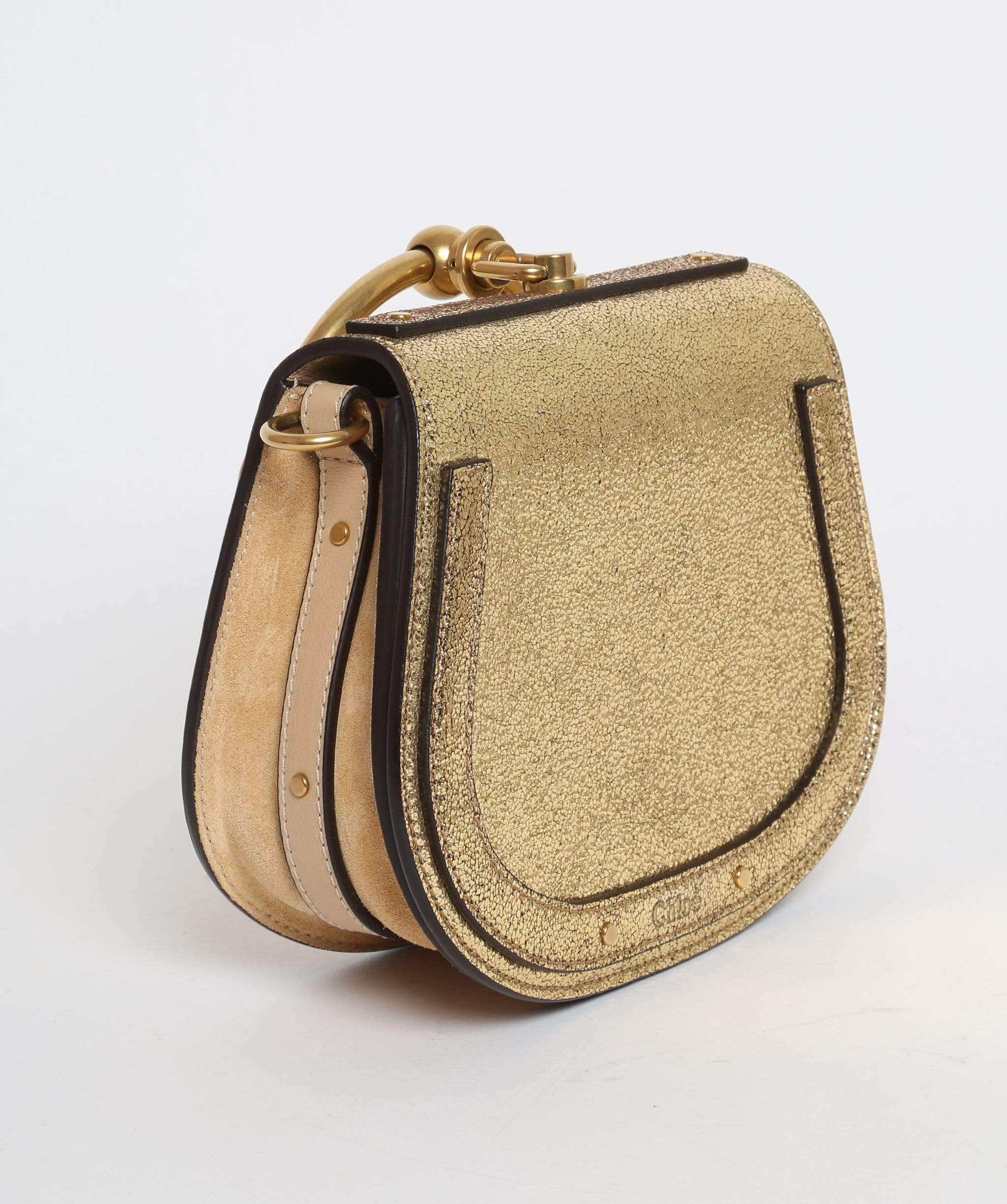 Chloé Chloe Gold Nile bracelet bag