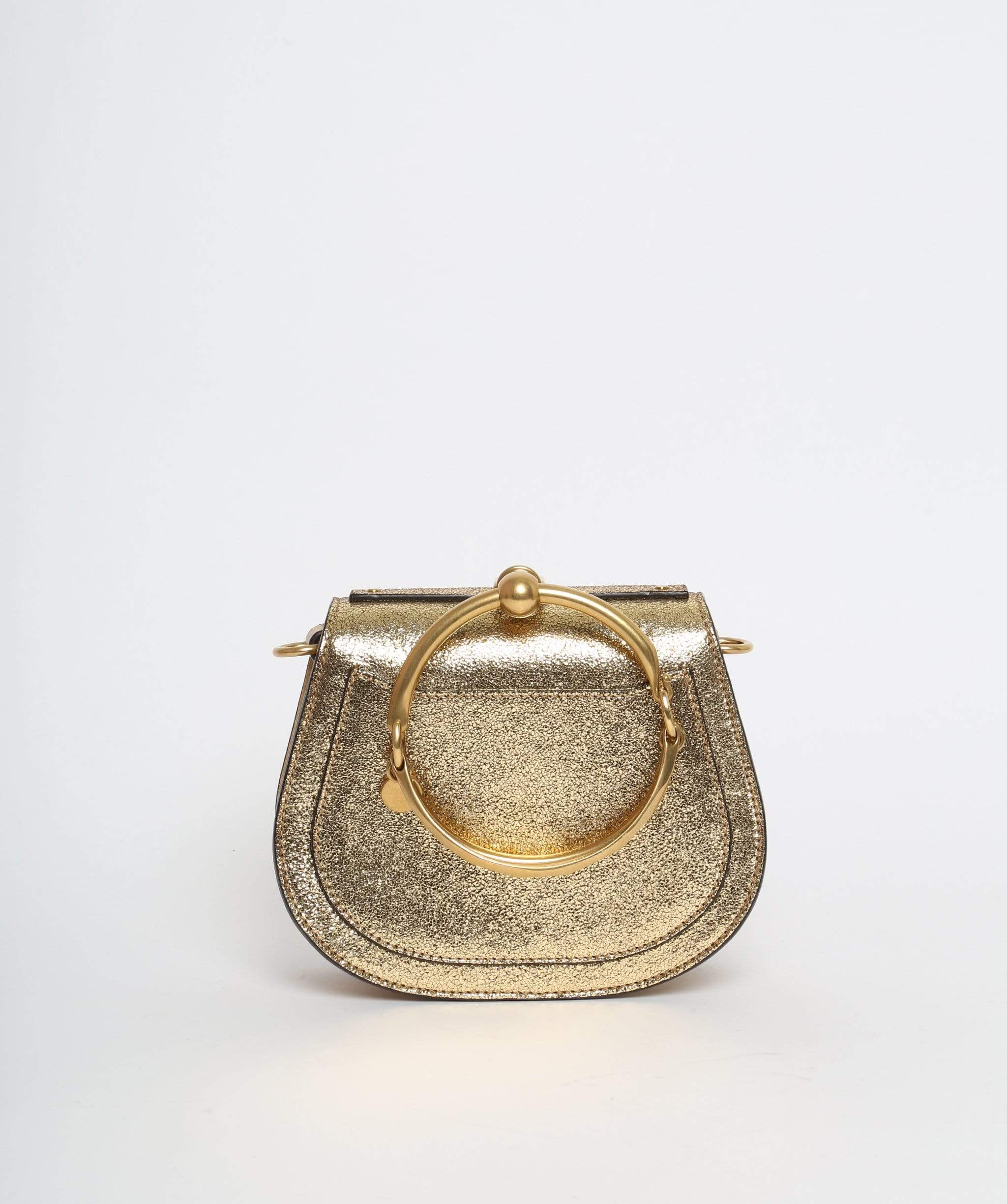 Chloé Chloe Gold Nile bracelet bag