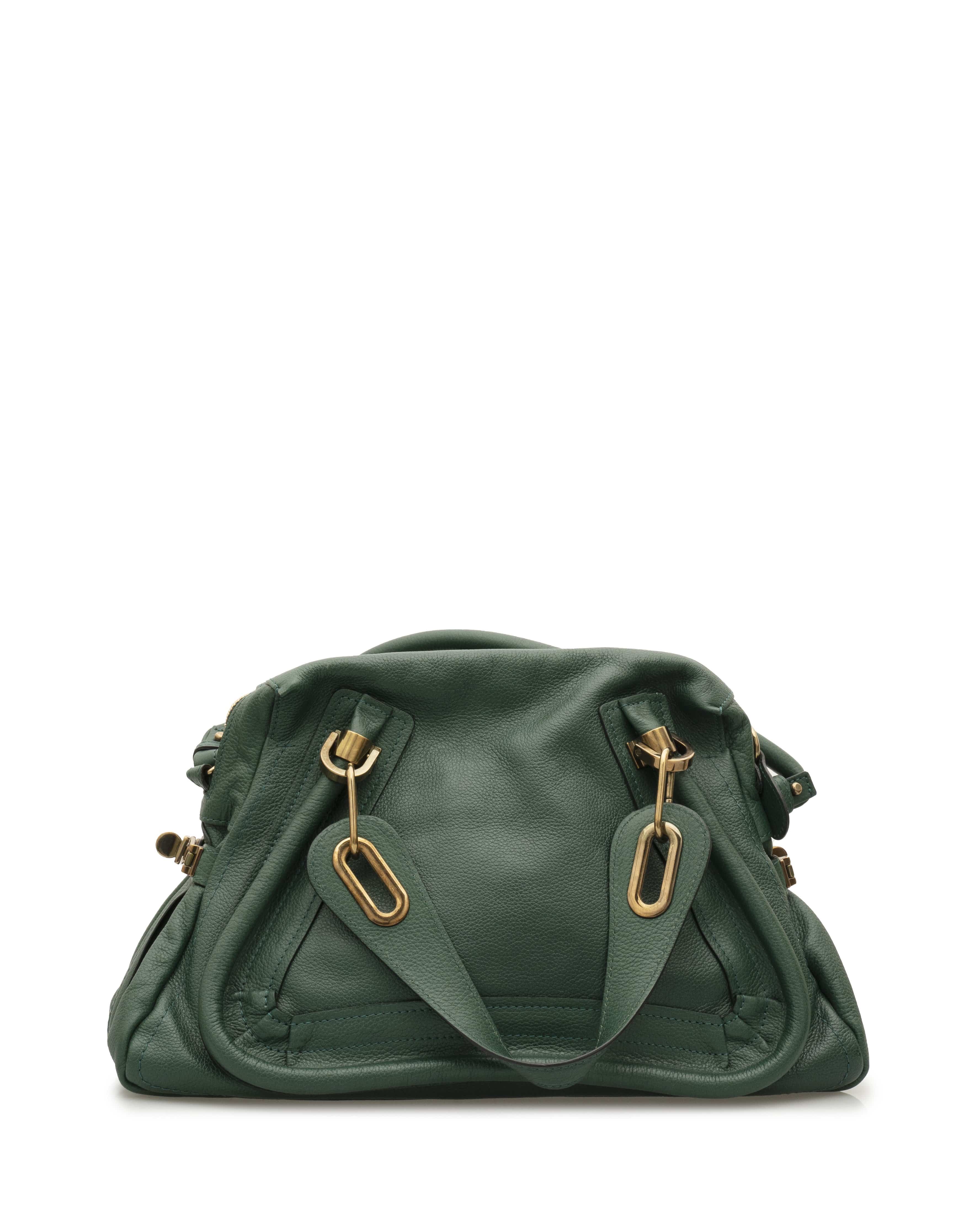 Chloé Chloe Green Paraty Shoulder Bag - AWL2115