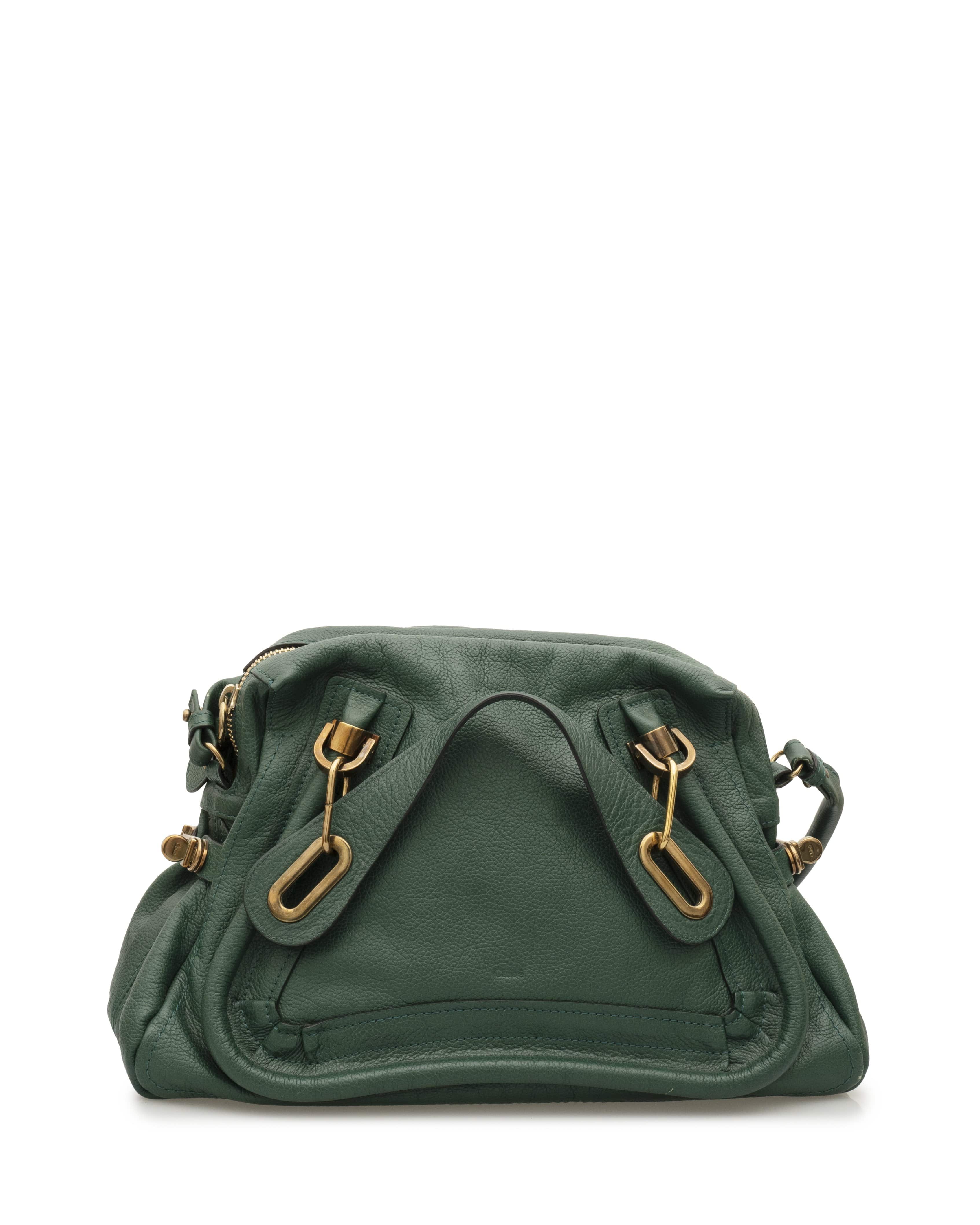 Chloé Chloe Green Paraty Shoulder Bag - AWL2115