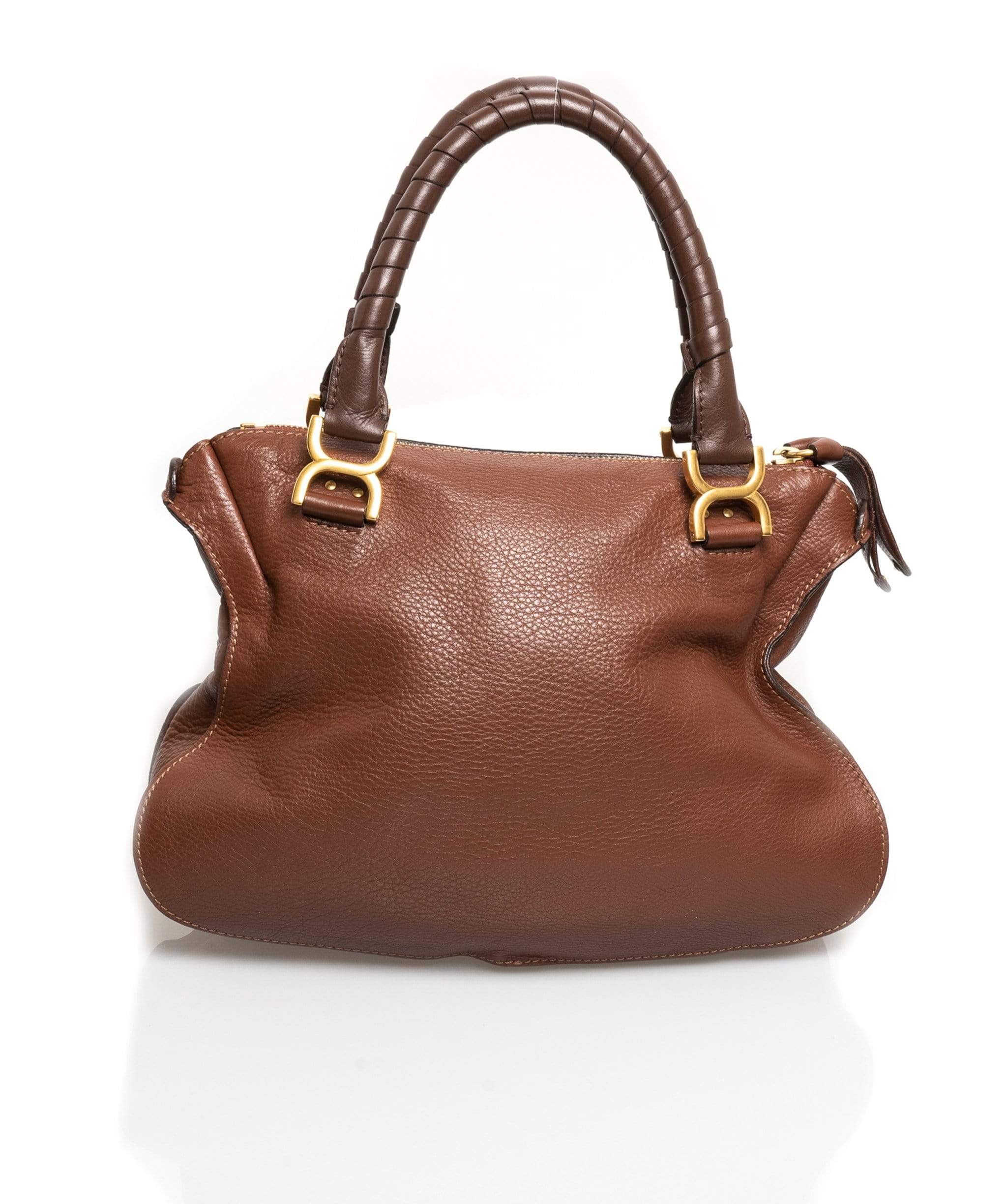 Chloé Chloe Marcie Brown Leather Bag - ADL1446