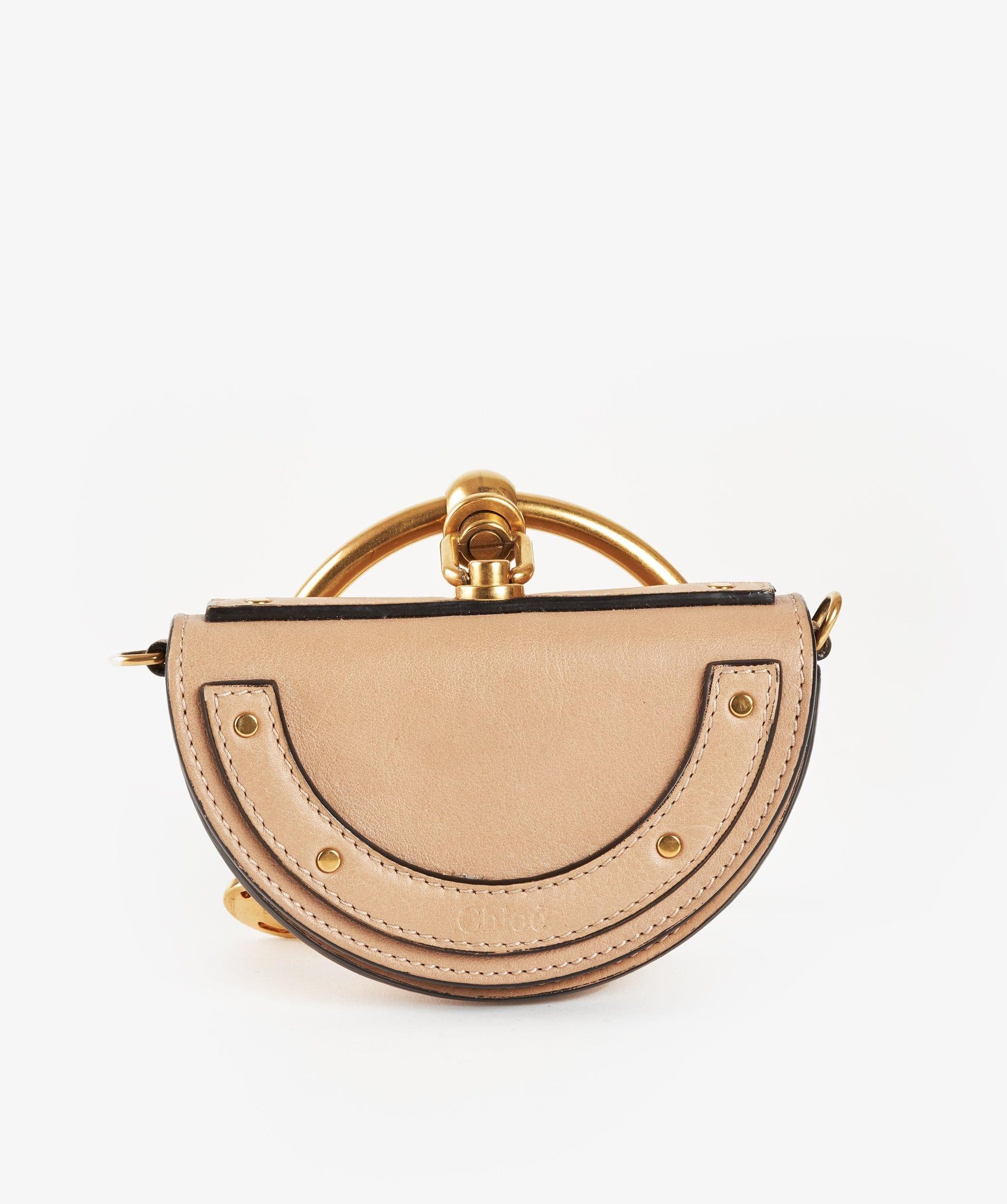 Chloé Chloe Nile Minaudiere Beige Bag