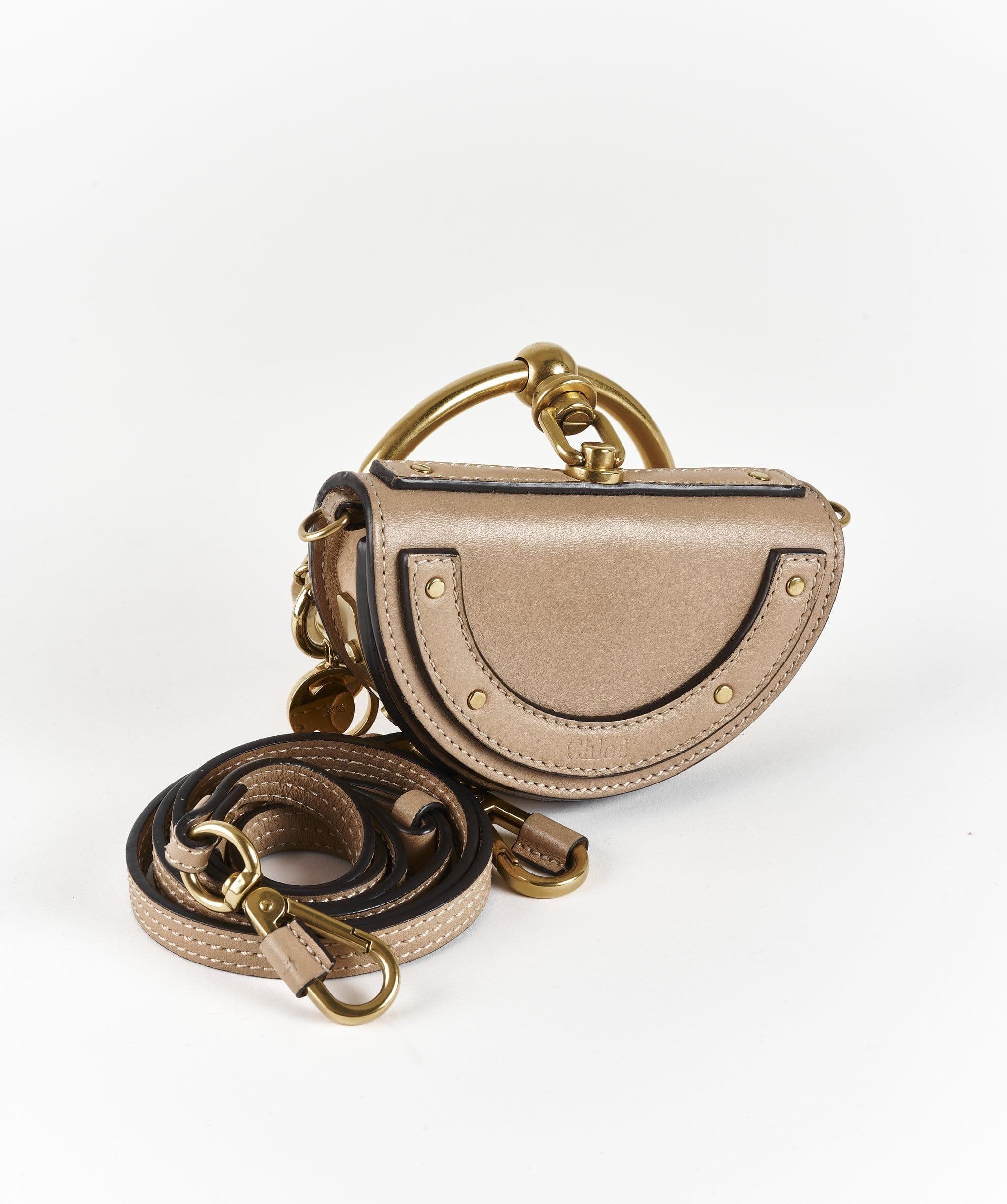 Chloé Chloe Nile Minaudiere Beige Bag