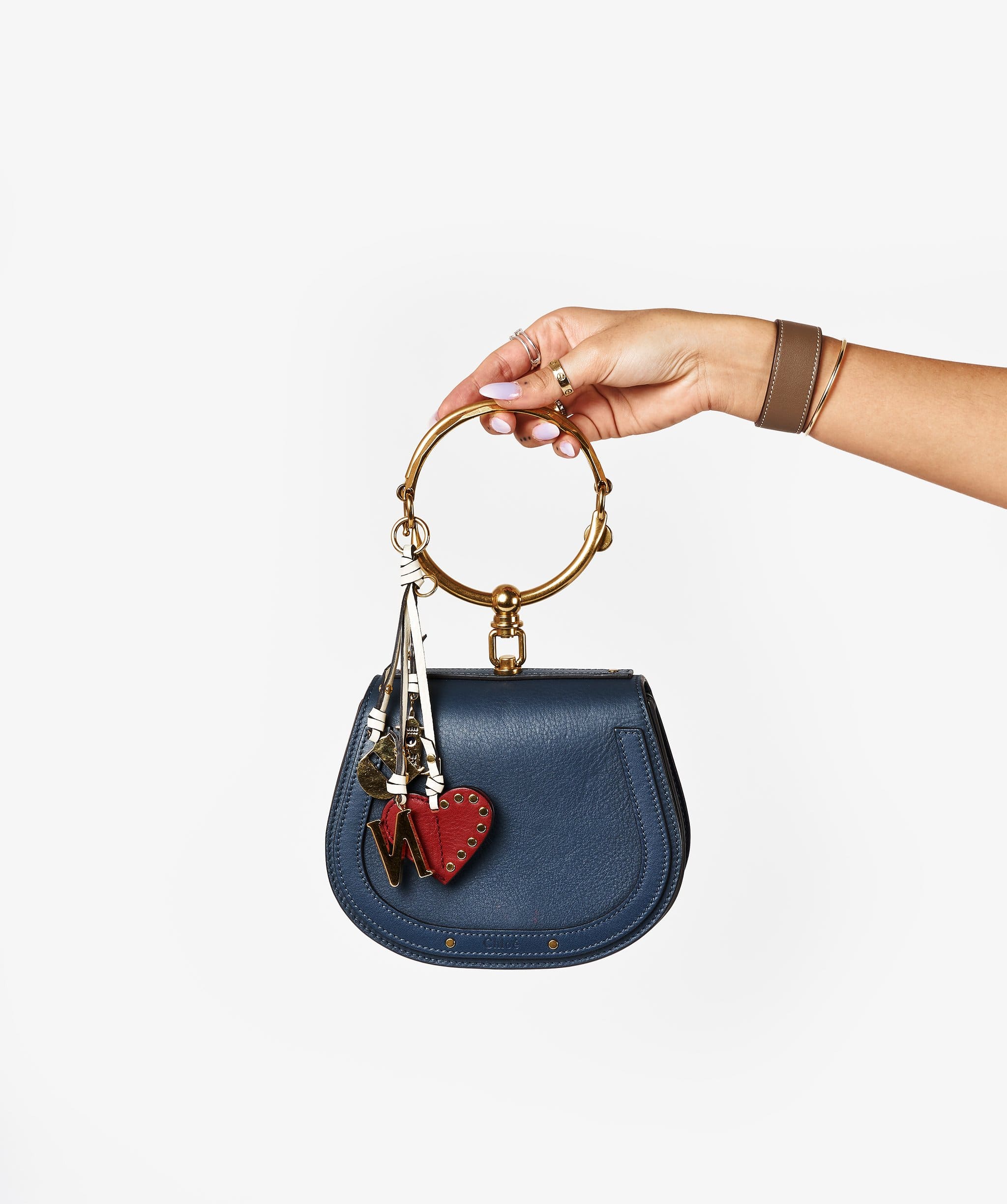 Chloe Chloe Nile Navy Small Bag GHW