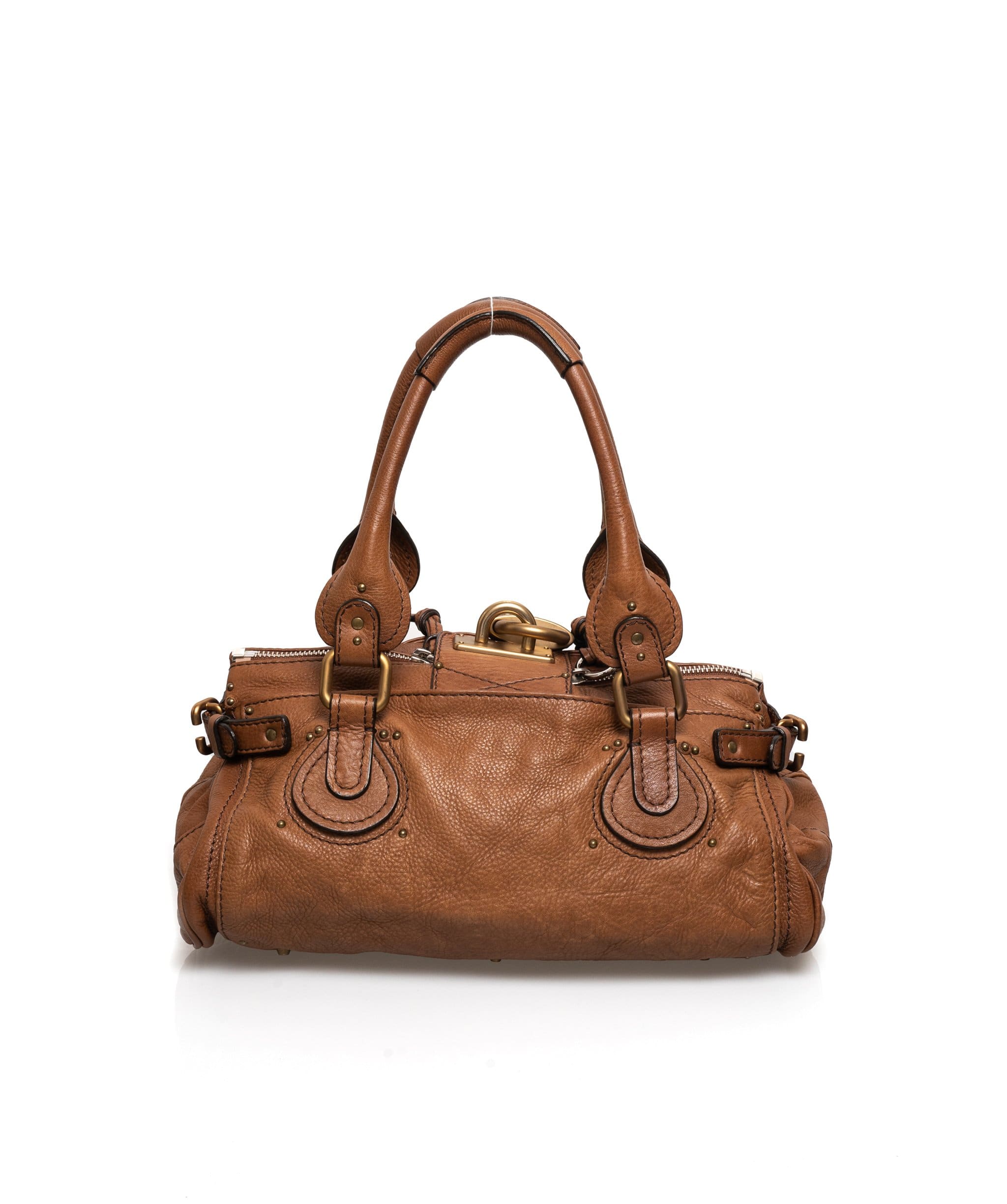 Chloé Chloe Paddington Camel Leather Bag - CW1283