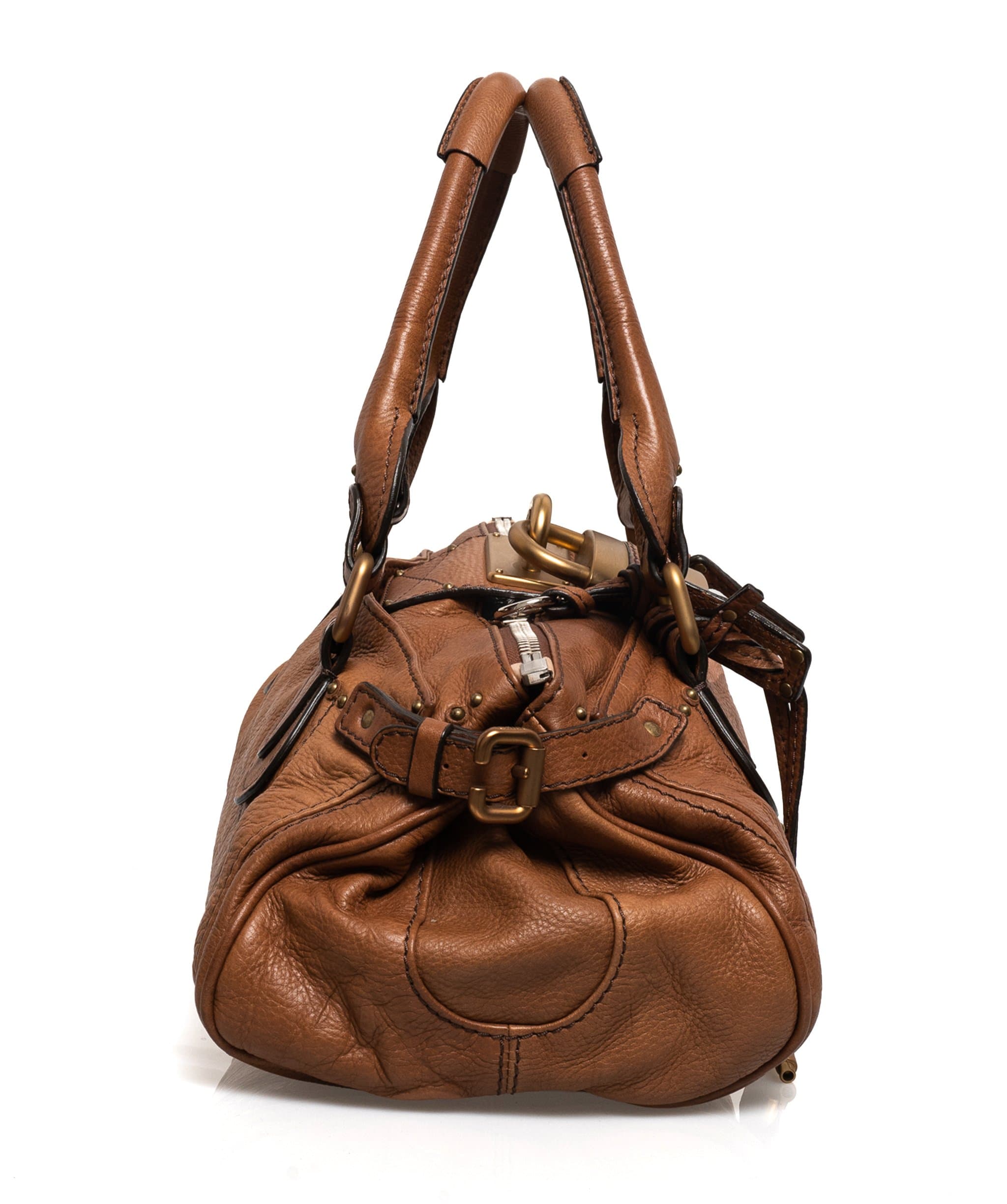 Chloé Chloe Paddington Camel Leather Bag - CW1283