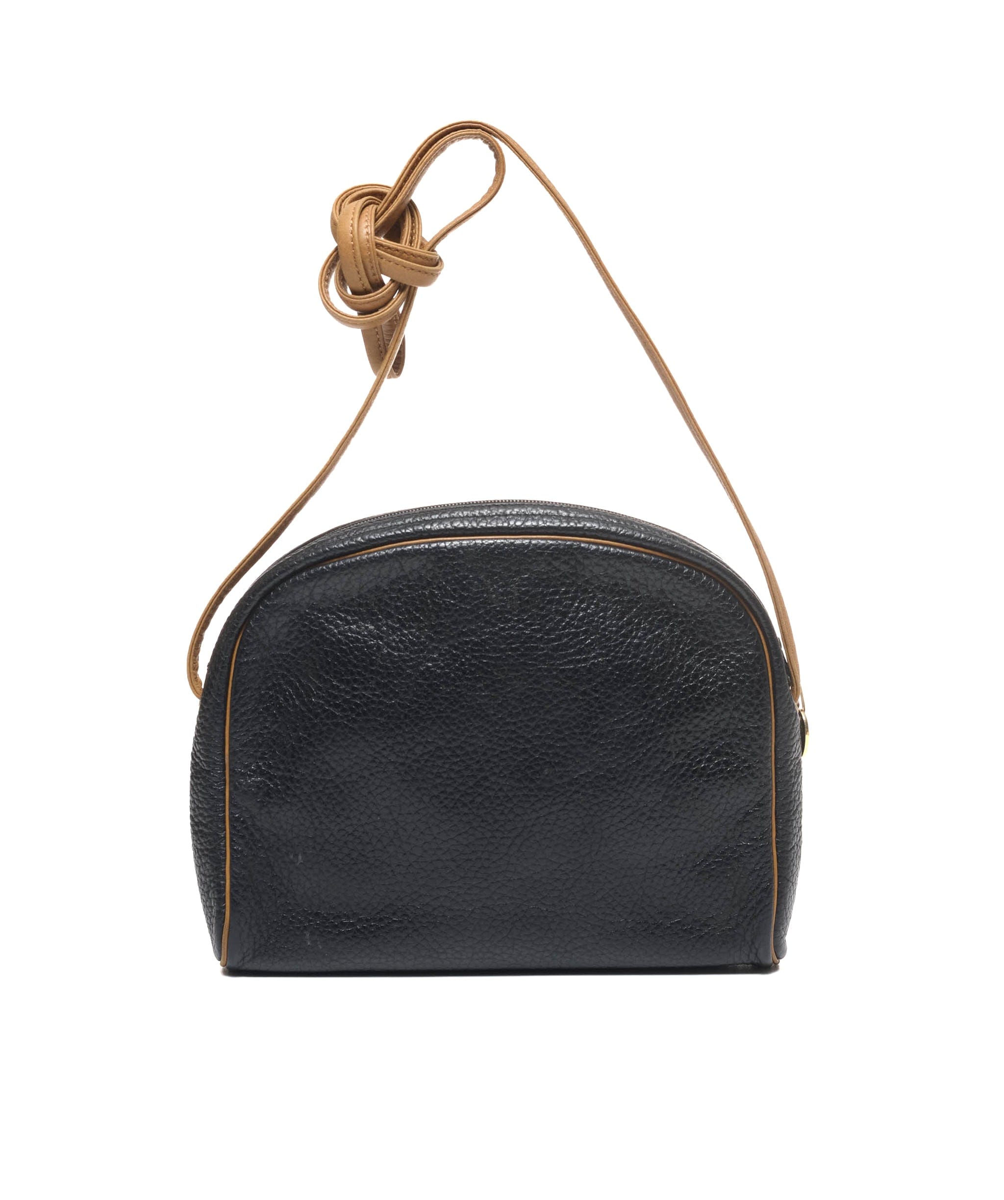 Christan Dior Dior black half oval shoulder bag - AWC1716