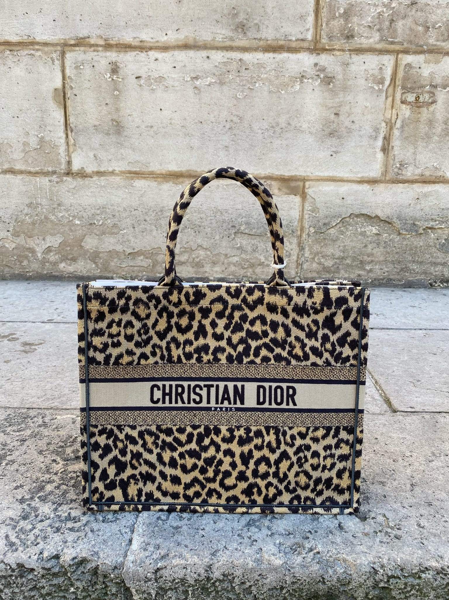 Christian Dior Chrisitian Dior Book Tote Leopard - ASL1727