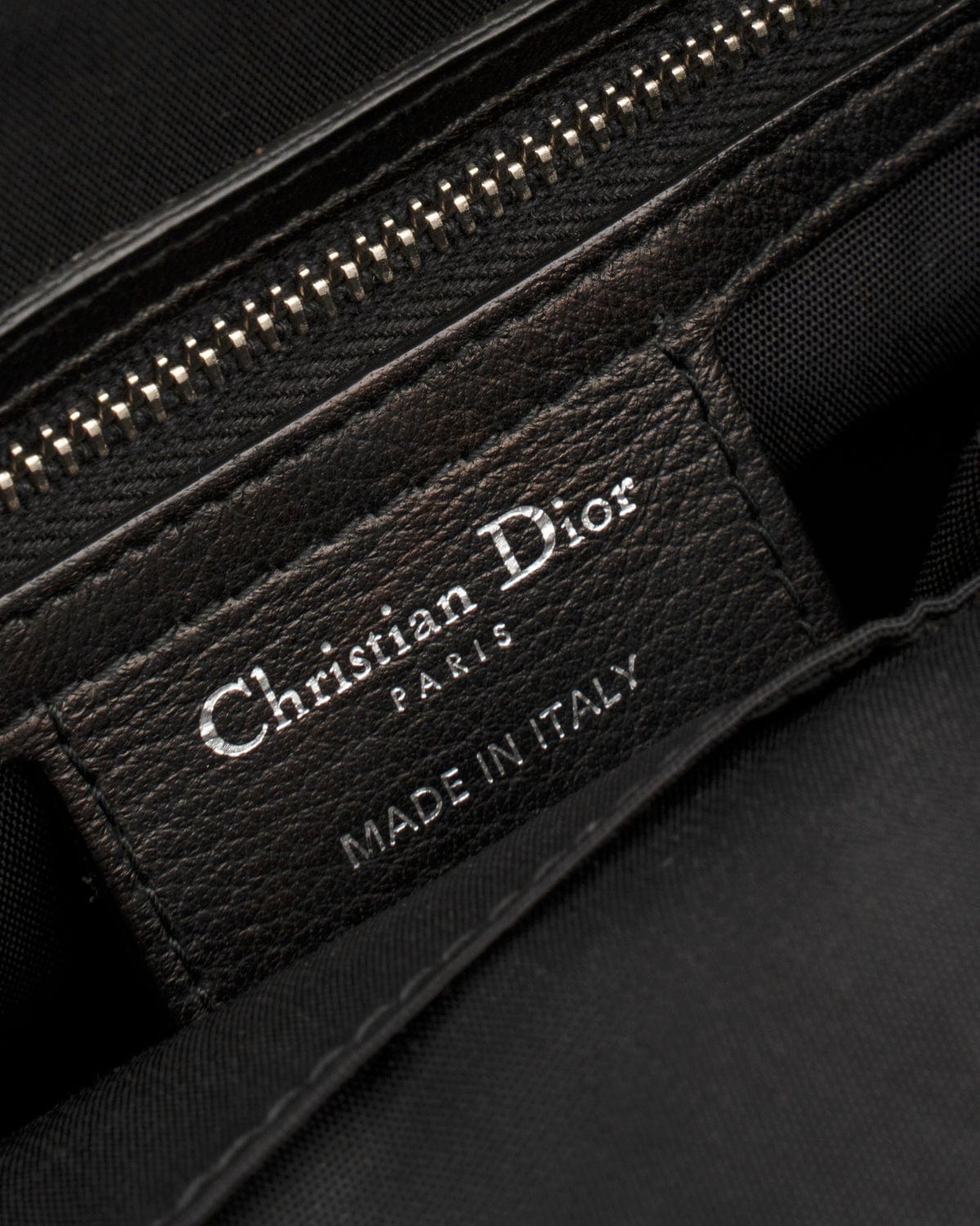 Christian Dior Christian Dior Black Leather Soft Tote Bag - AGL1516