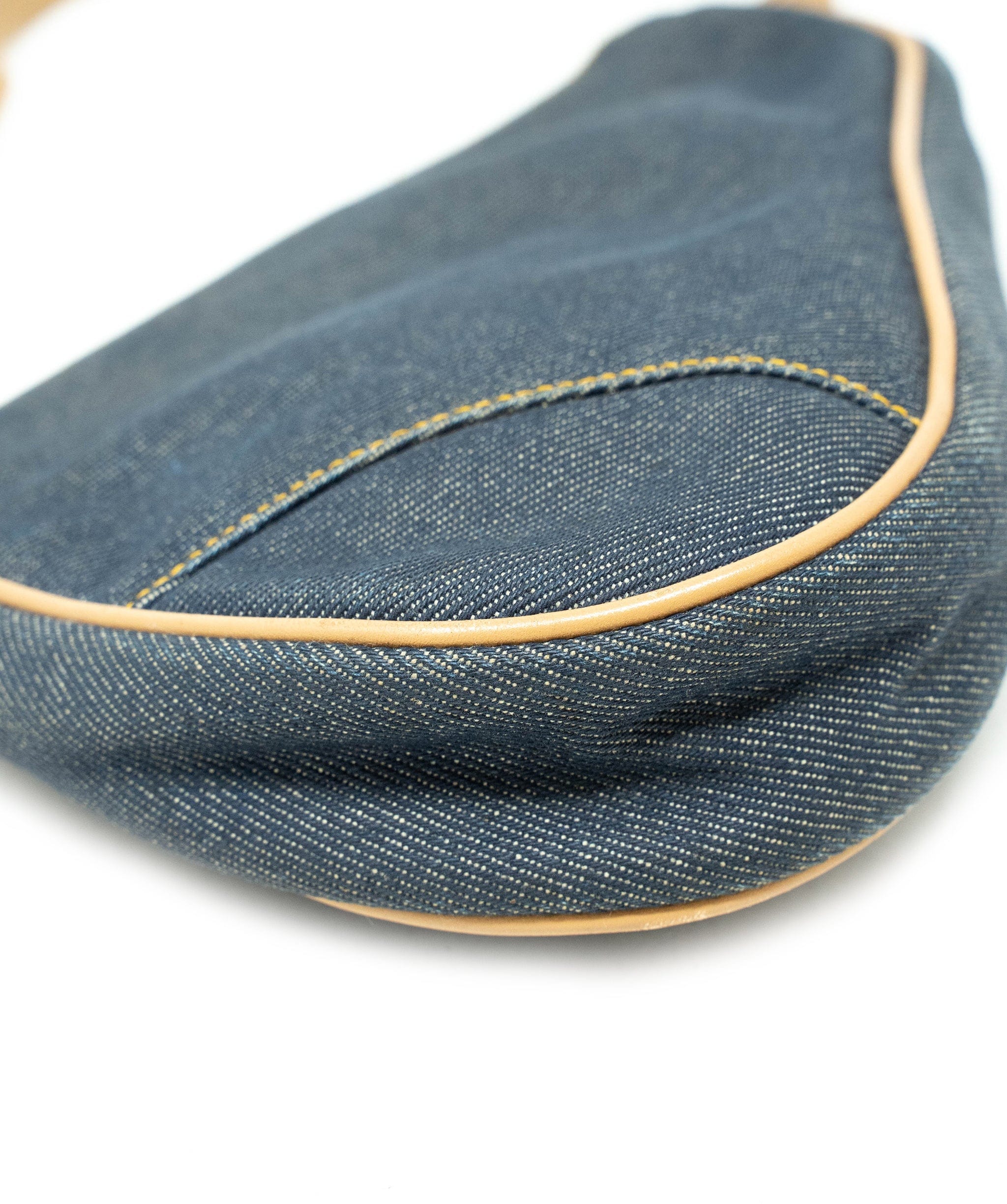 Christian Dior Christian Dior Blue Denim Saddle Pouch - AGL1685