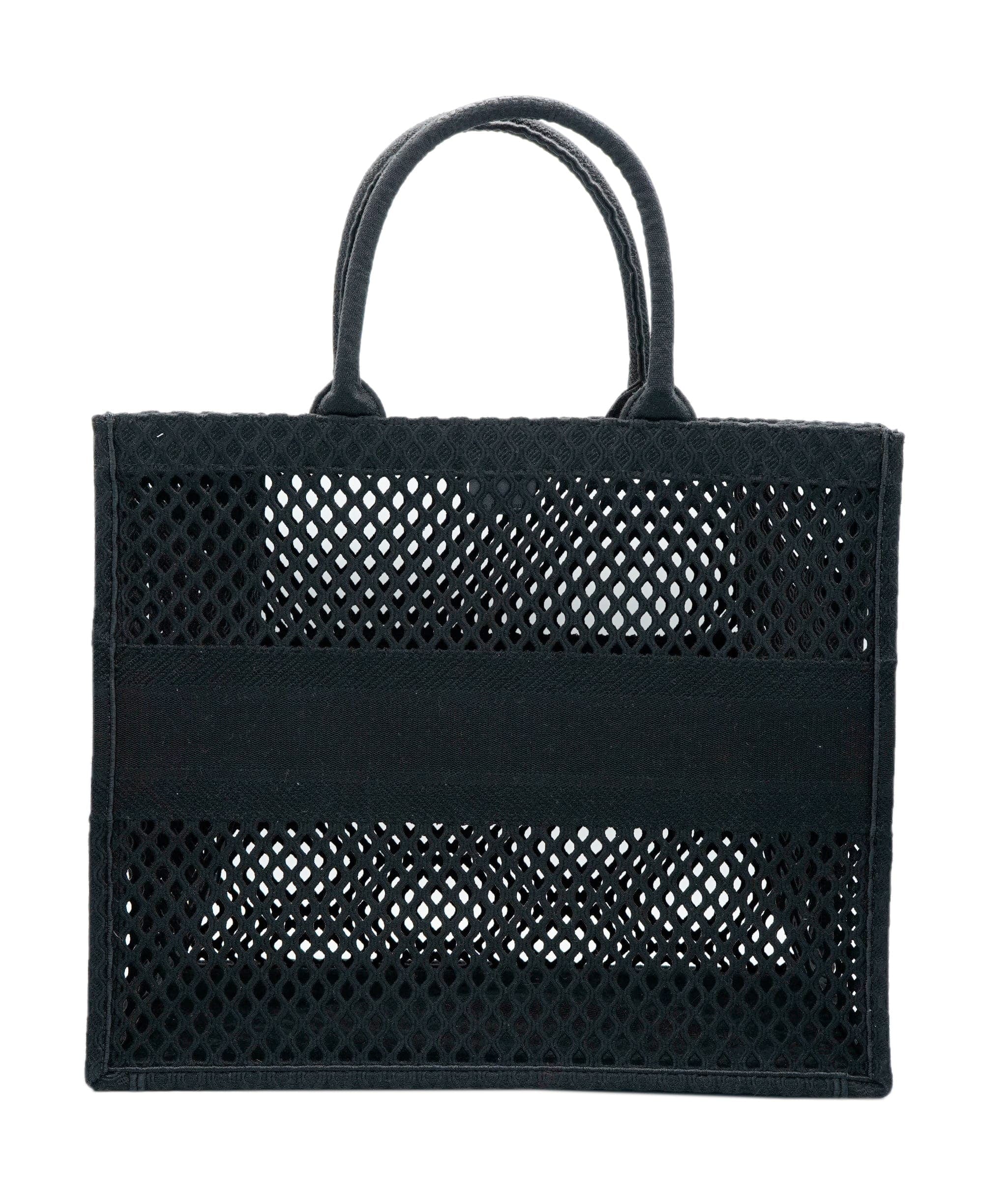 Christian Dior Christian Dior Book Tote Black Mesh ASL7033