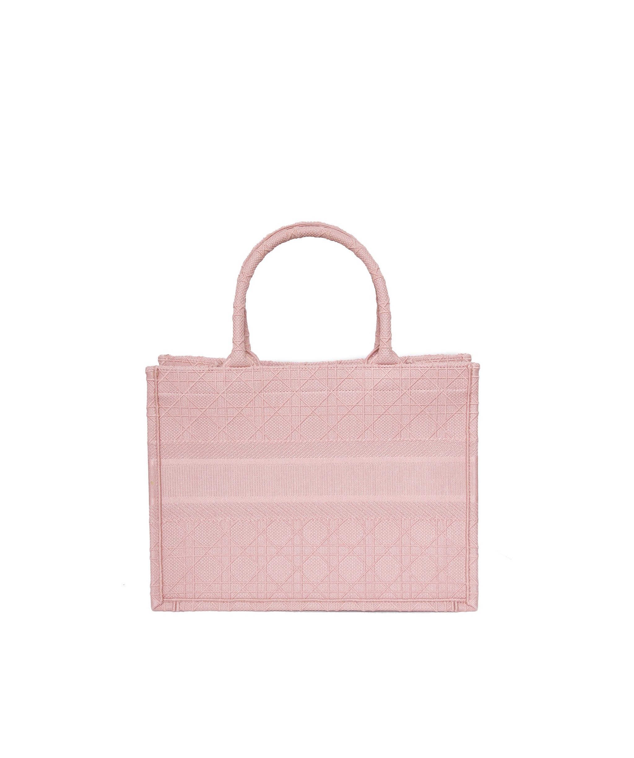 Christian Dior Christian Dior Embossed Pink Book Tote - ADL1294