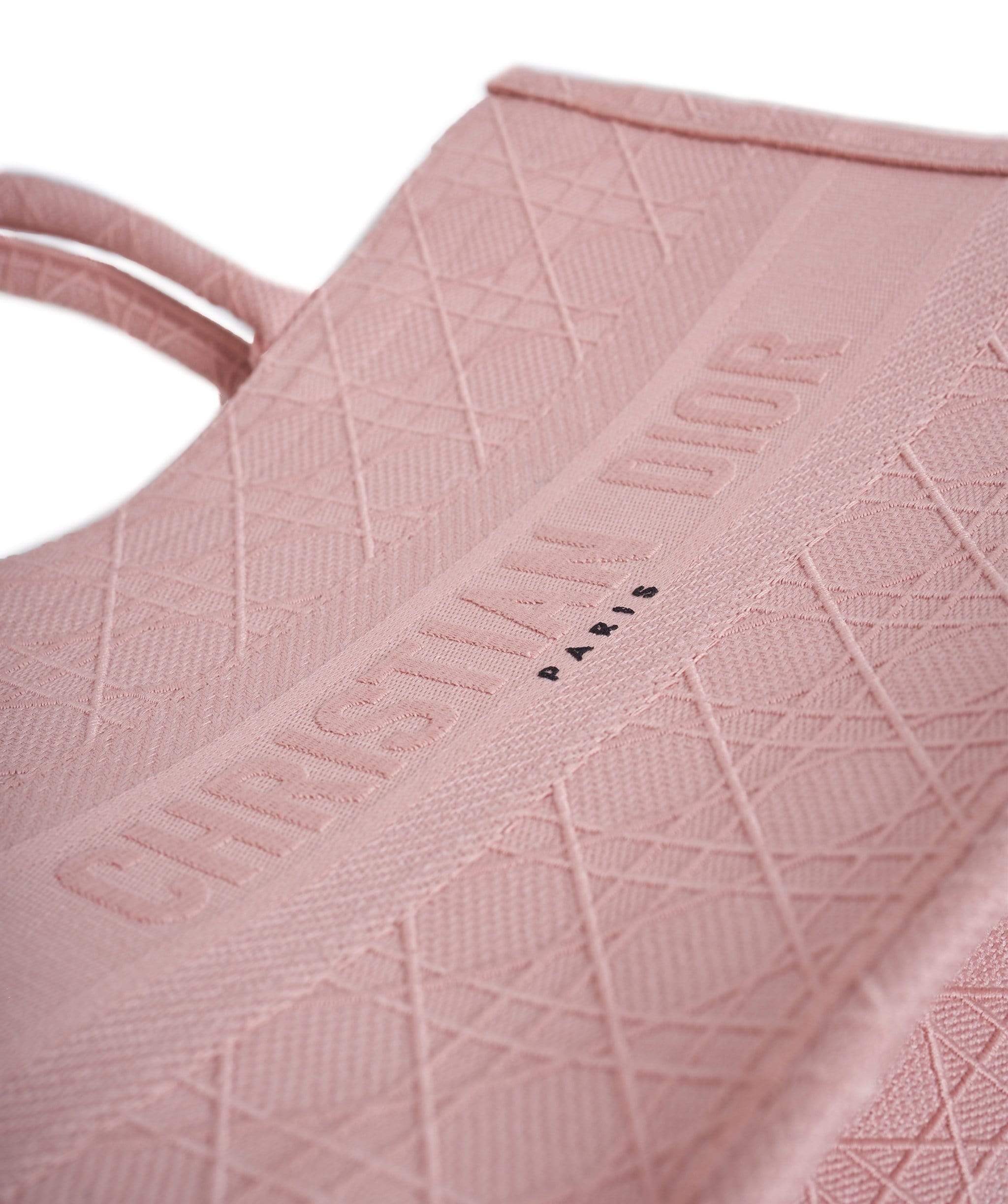 Christian Dior Christian Dior Embossed Pink Book Tote - ADL1294