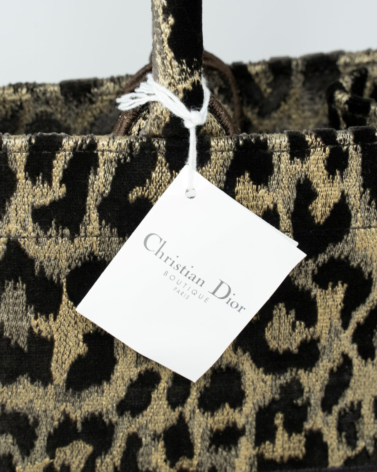 Christian Dior Christian Dior Large Leopard Print Book Tote - ASL2240