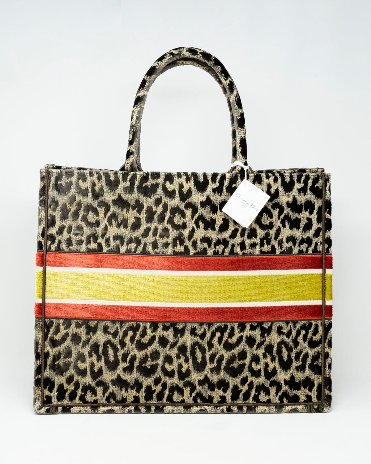 Christian Dior Christian Dior Large Leopard Print Book Tote - ASL2240