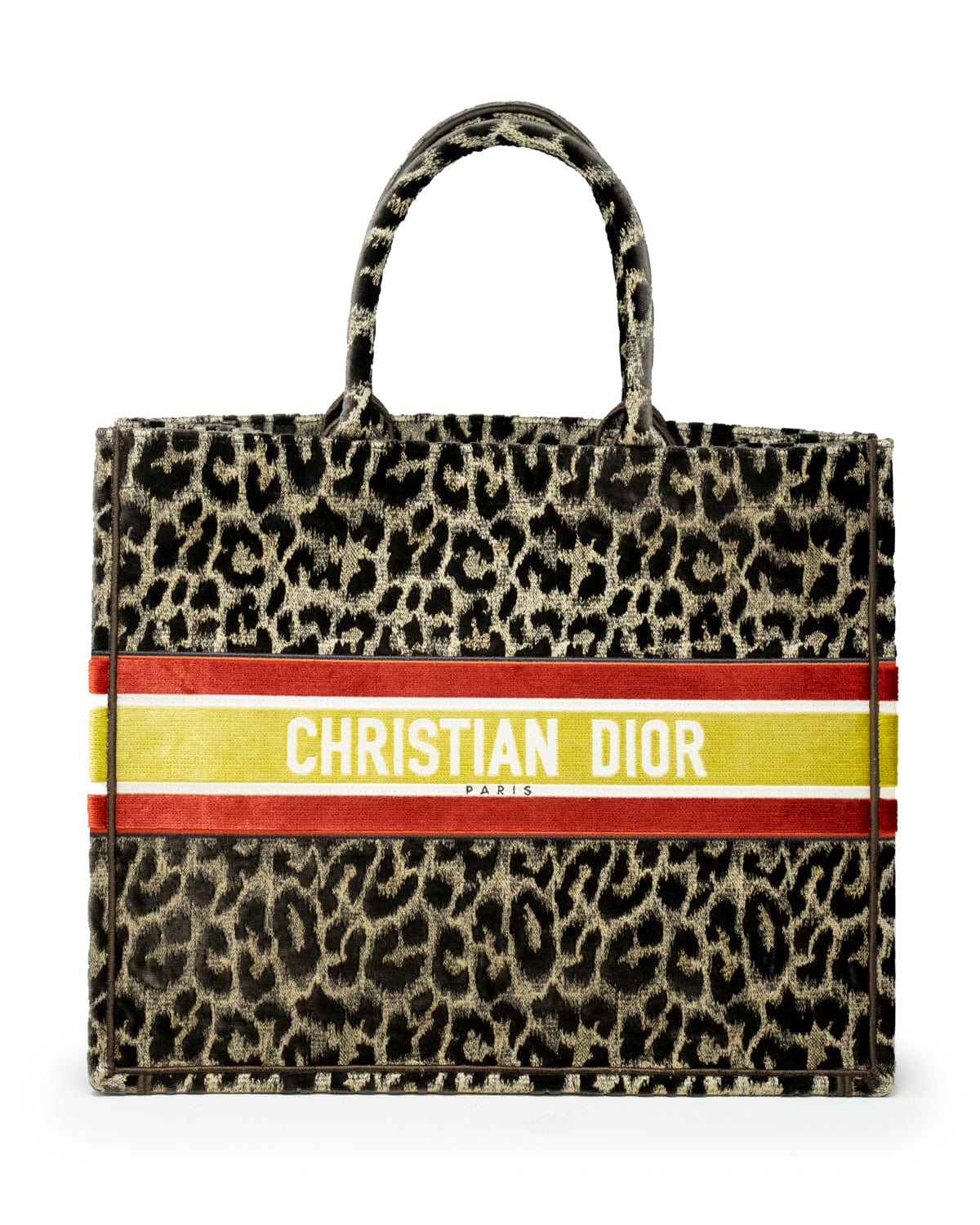 Christian Dior Christian Dior Large Leopard Print Book Tote - ASL2240