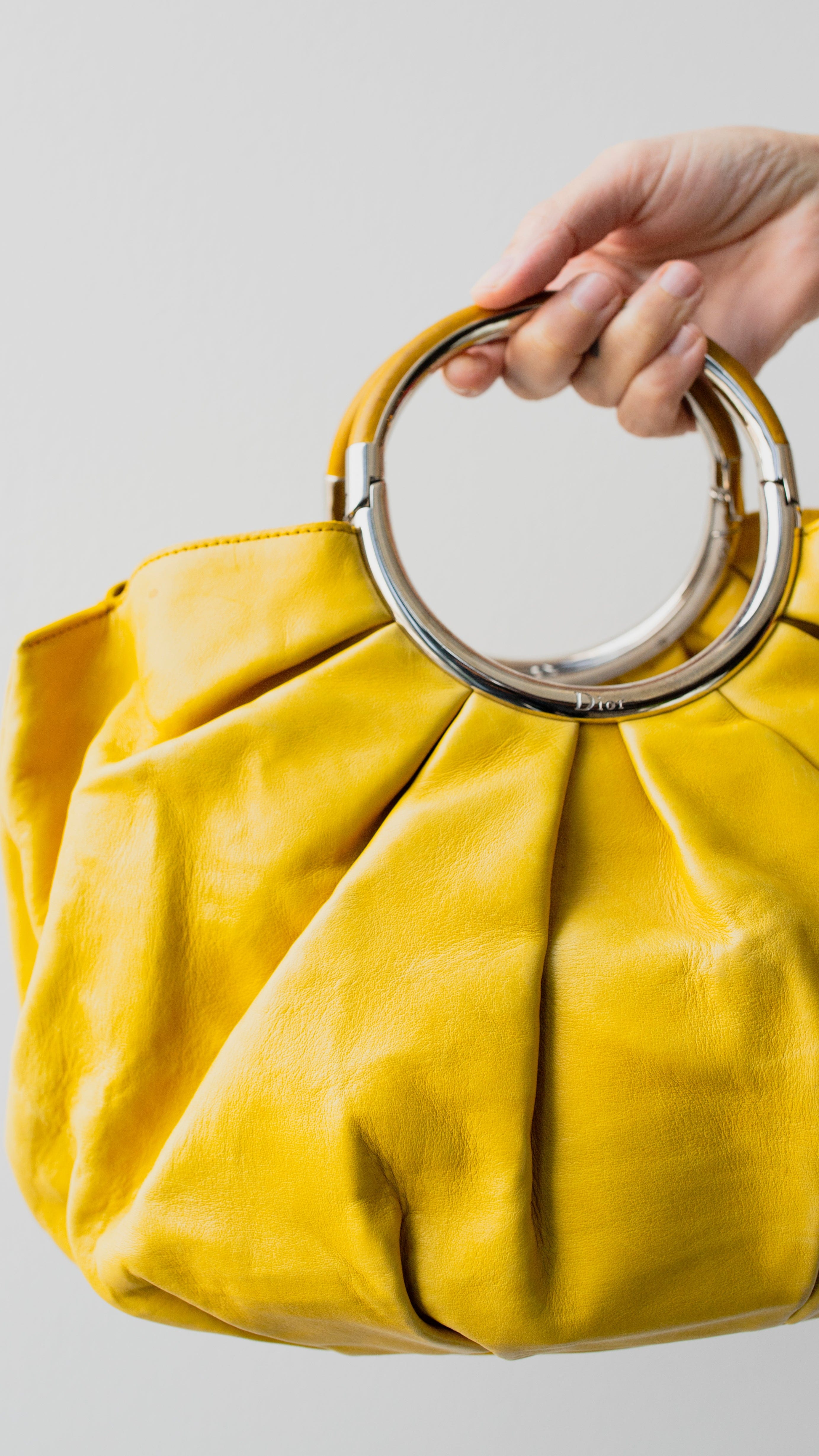 Christian Dior Christian Dior Yellow Bag RJL1737