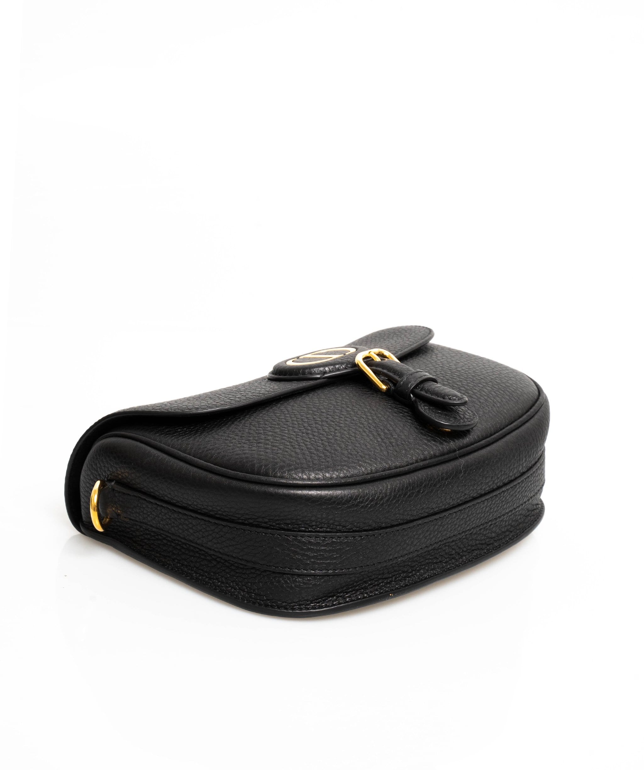 Christian Dior Dior Bobby Grained Black Bag - AWL1786