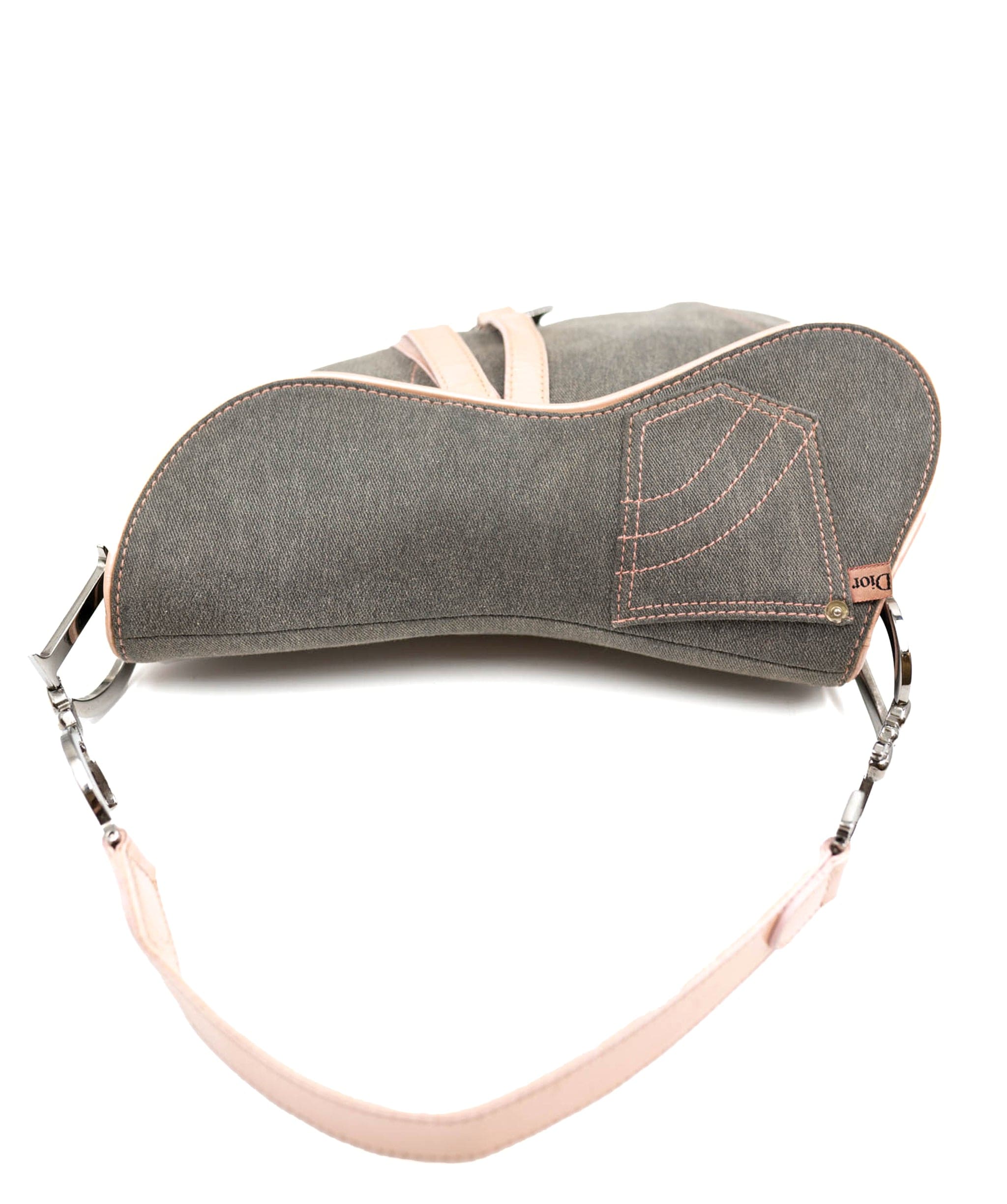 Christian Dior Dior grey pink lady saddle ASL4397