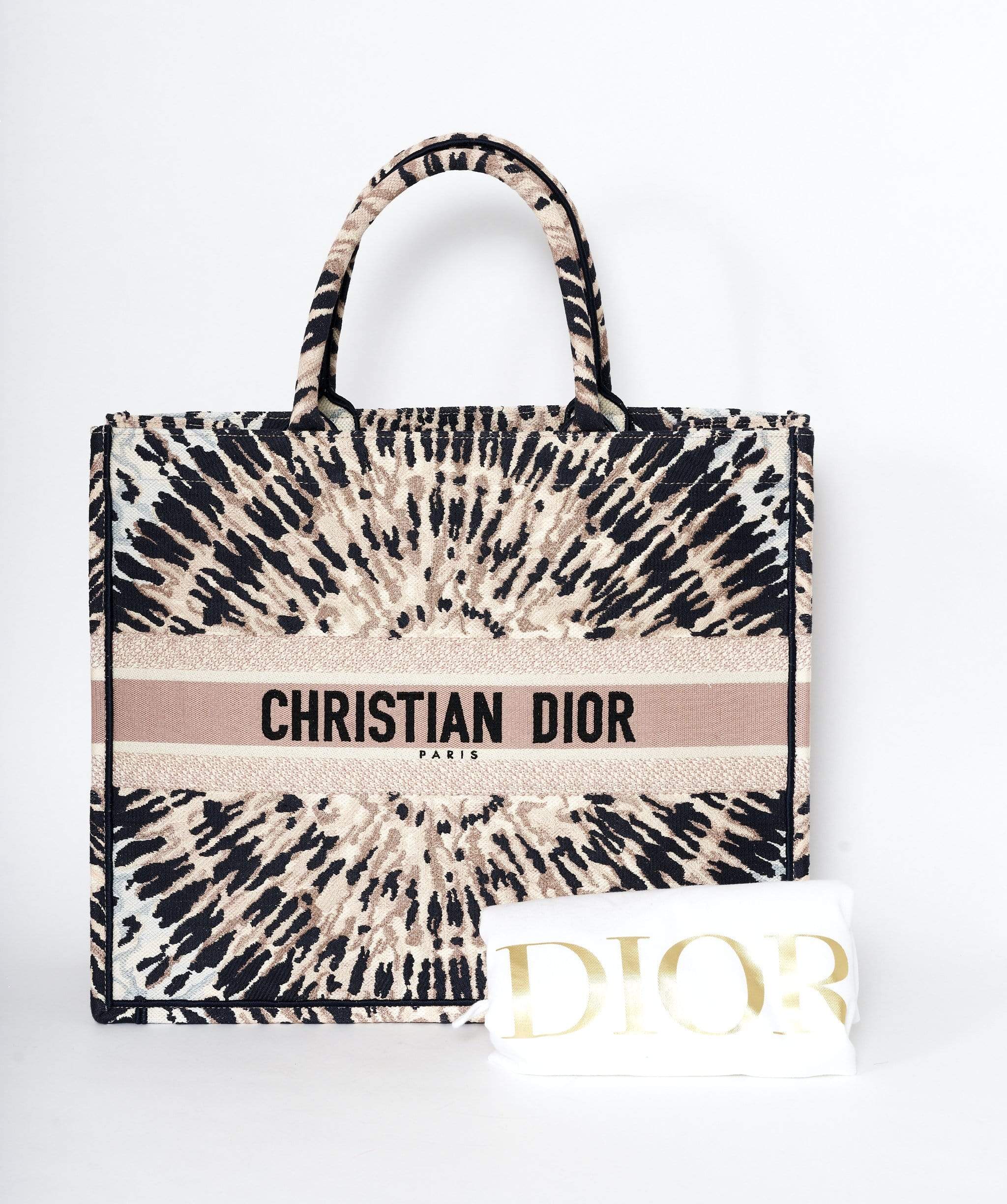 Christian Dior Dior Large Tie Dye Print Book Tote