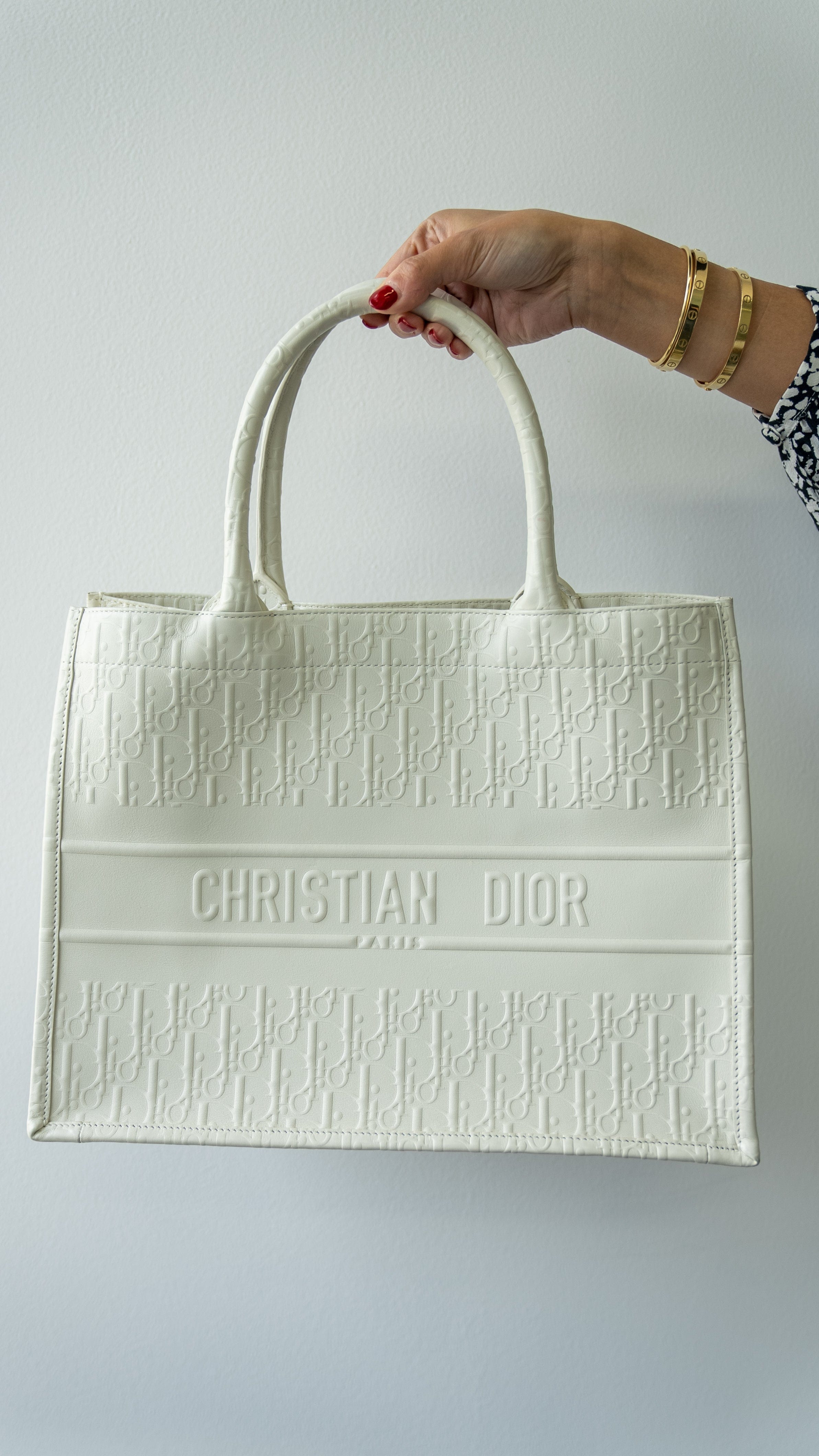 Christian Dior Dior Leather Booktote RJL1814