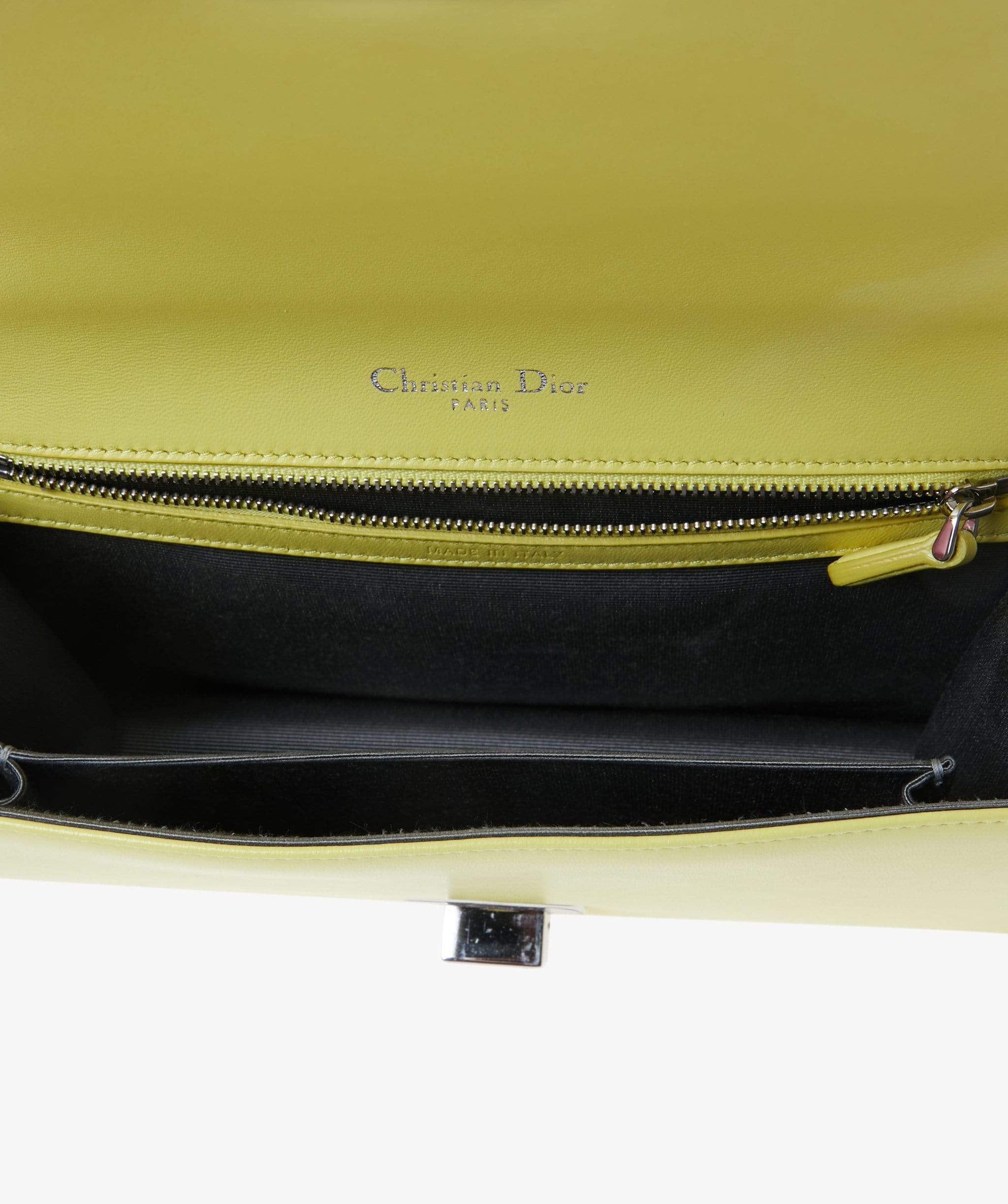 Christian Dior Diorama Yellow smooth calfskin