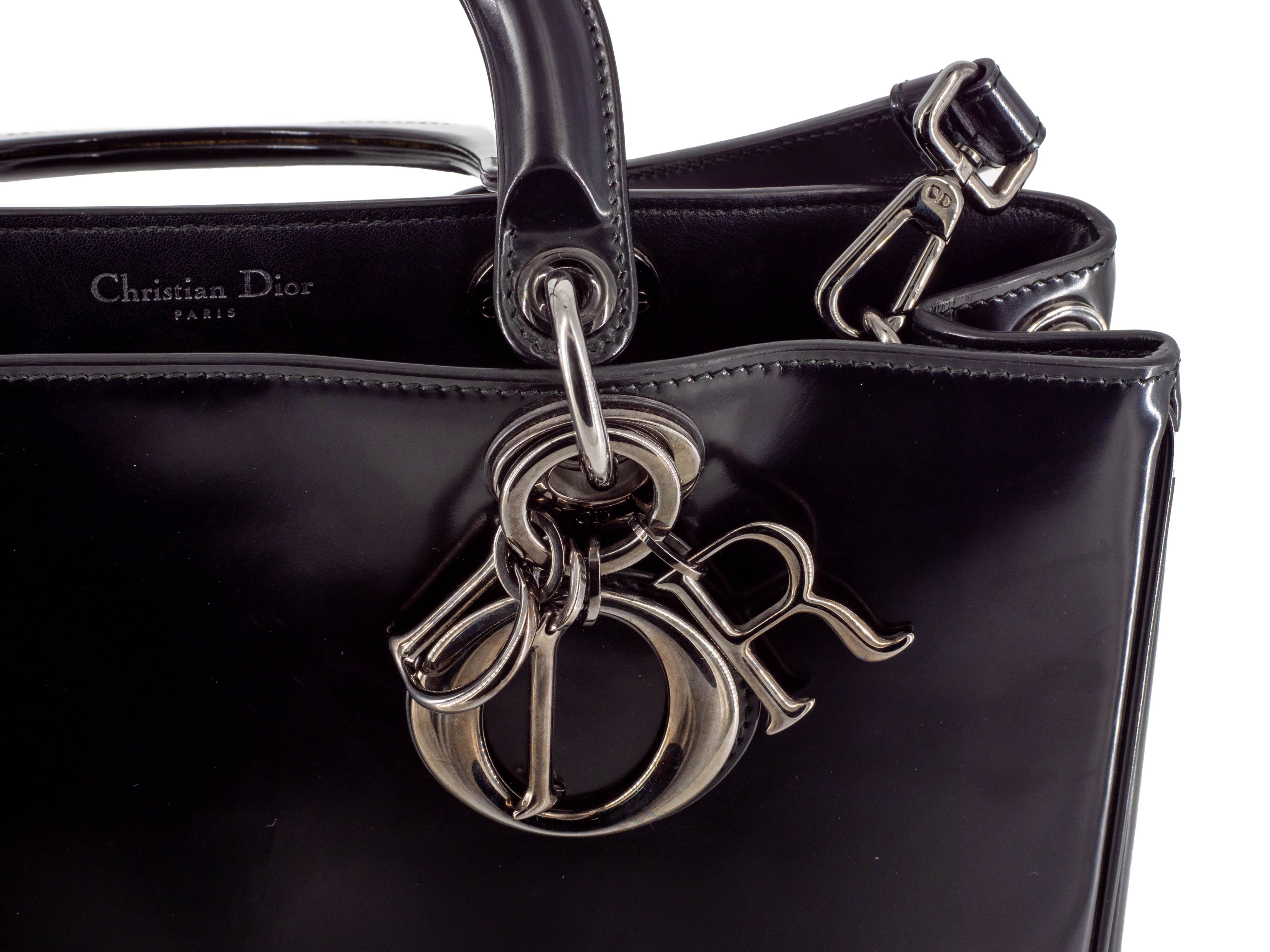 Christian Dior Diorissimo Black Tote RJL1546