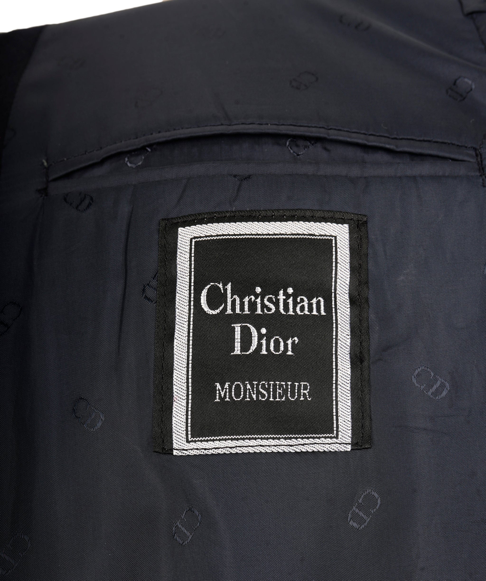 Christian Dior Christian Dior blazer navy with Silver hardware ALC0365