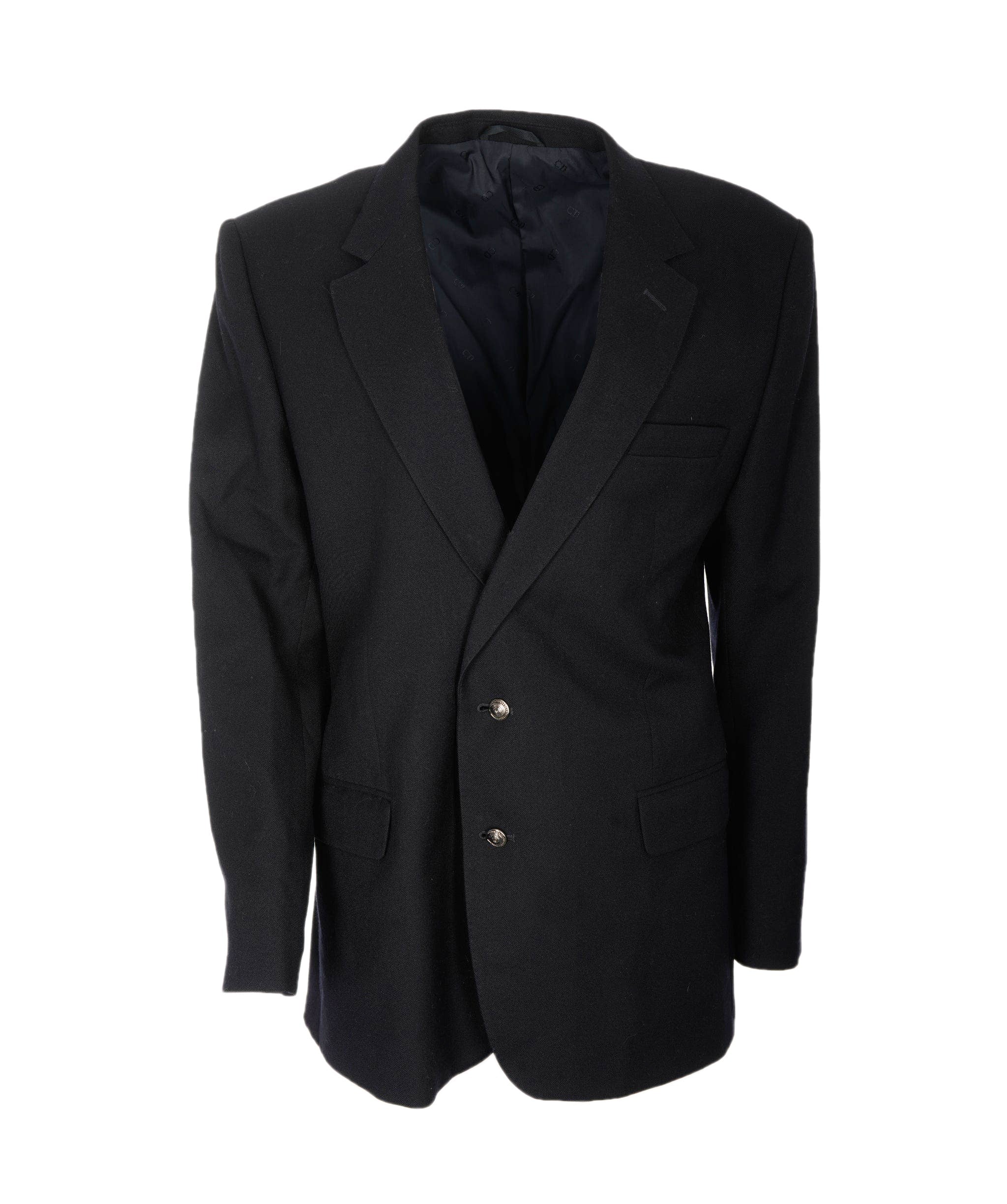 Christian Dior Christian Dior blazer navy with Silver hardware ALC0365