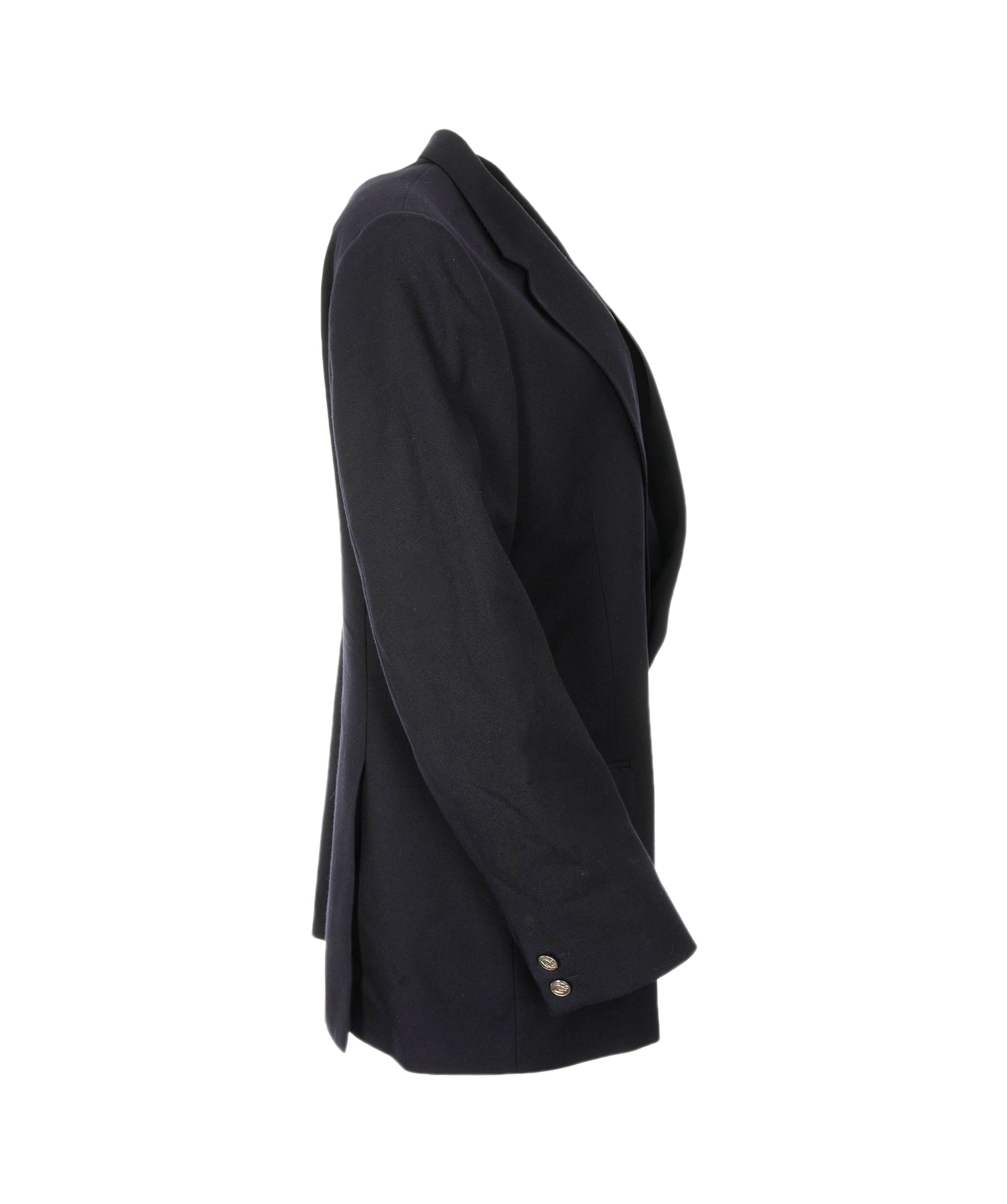 Christian Dior Christian Dior blazer navy with Silver hardware ALC0365