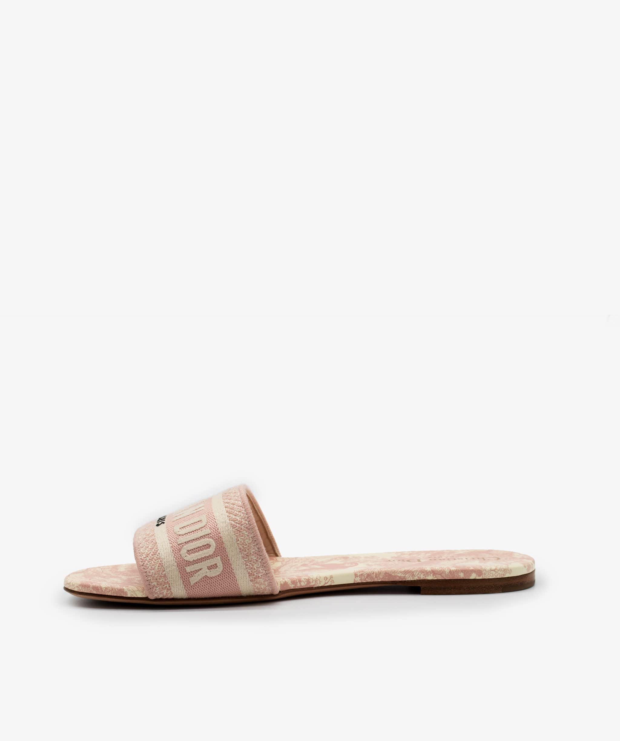 Christian Dior Dior Dway Pink Slides RJL1148