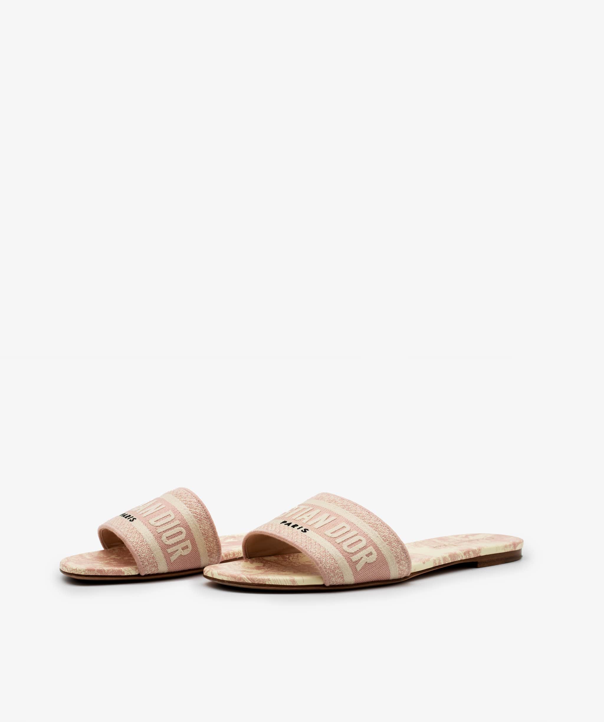 Christian Dior Dior Dway Pink Slides RJL1148