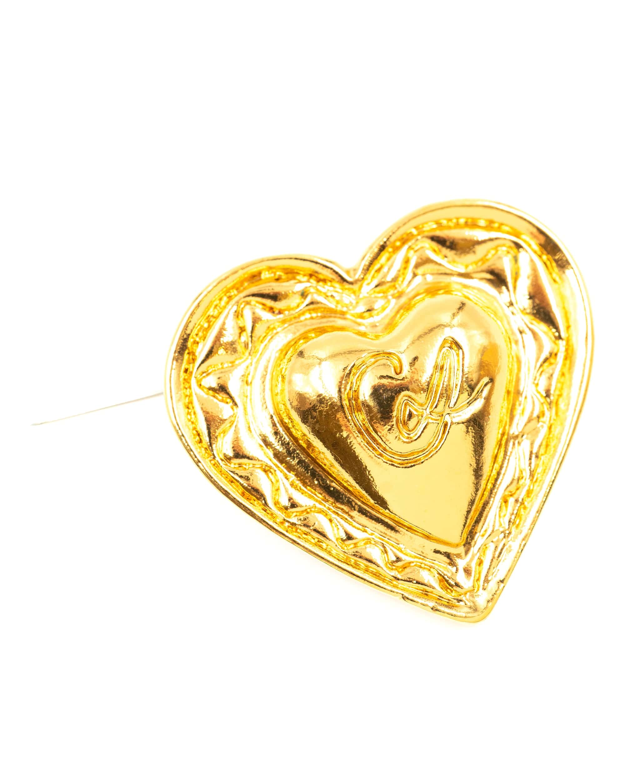 Christian Lacroix C Lacroix puffed heart brooch, with box - AEC1014