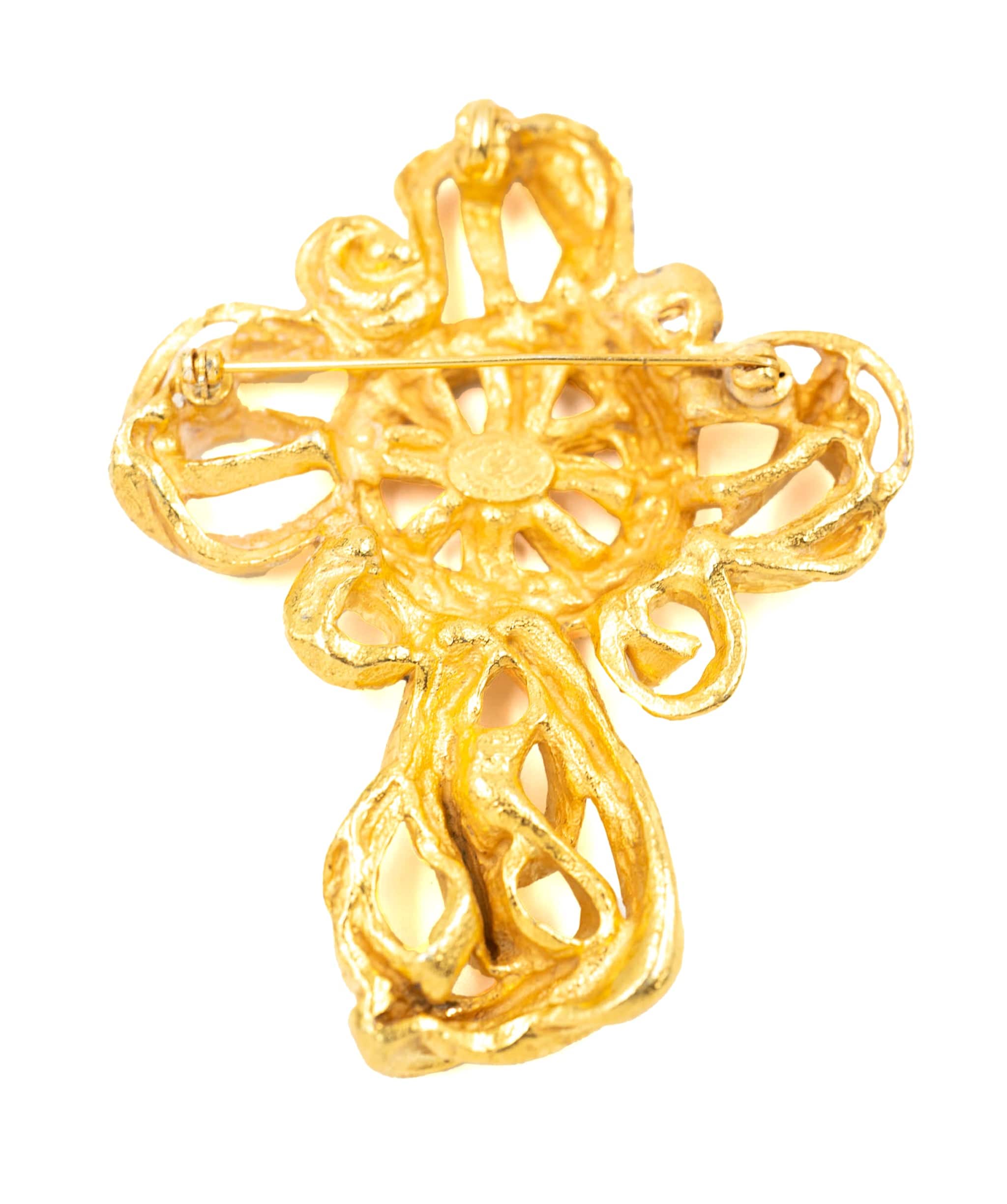 Christian Lacroix Christian Lacroix cross brooch and pendant - AWL3863