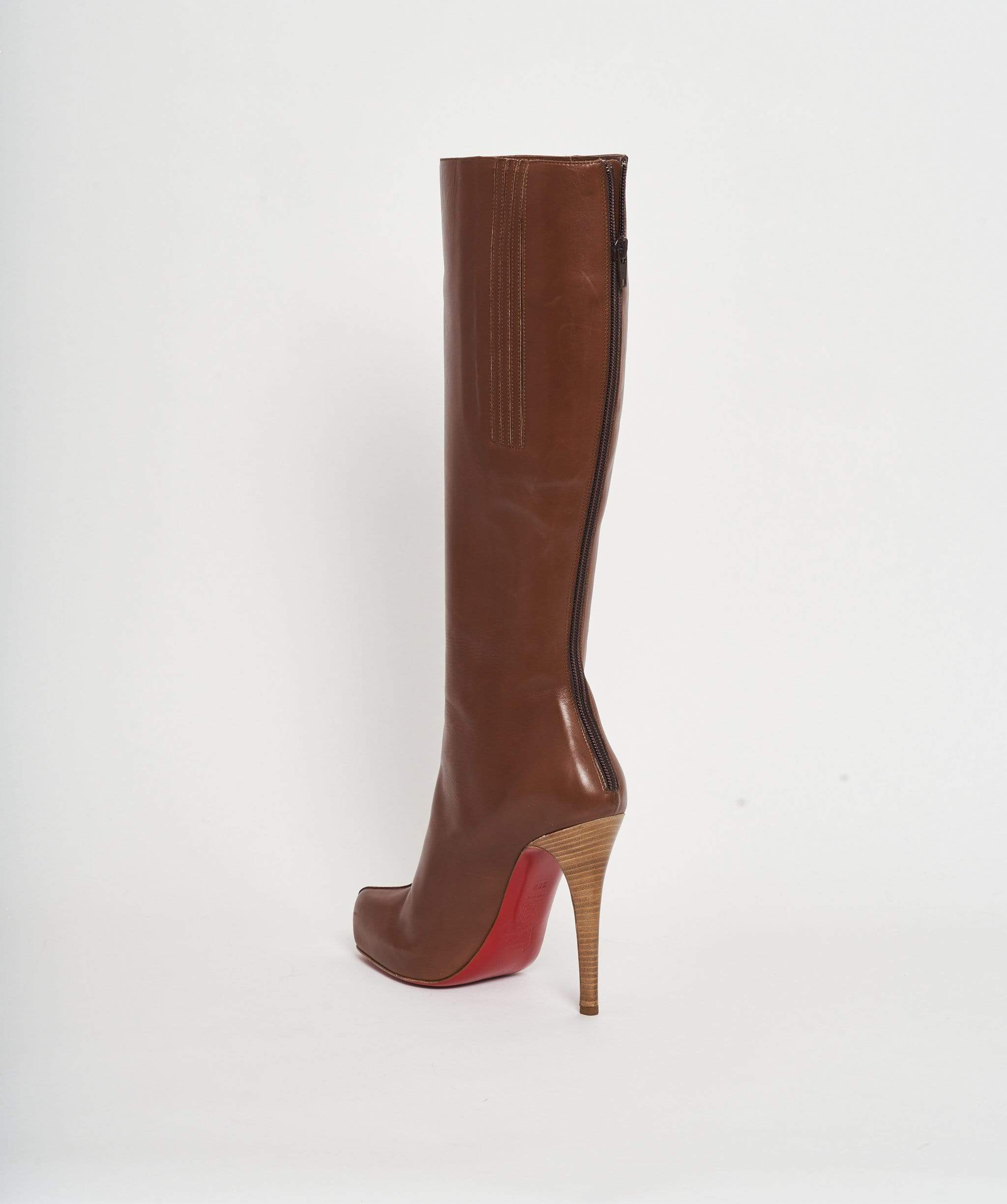 Christian Louboutin Christian Louboutin Brown Leather Boots