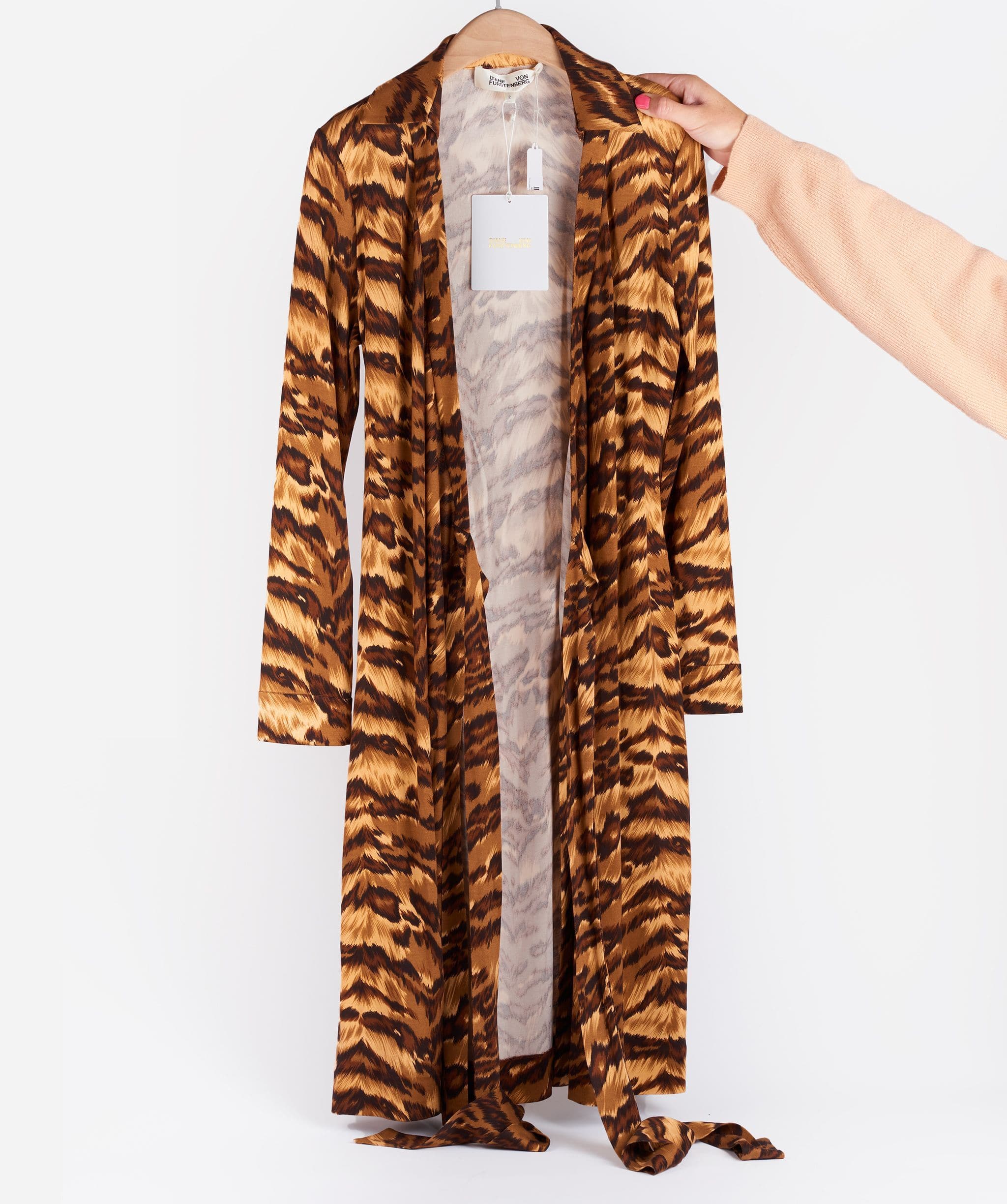 Diane Von Diane Von furstenberg new Jeanne Two tiger dress