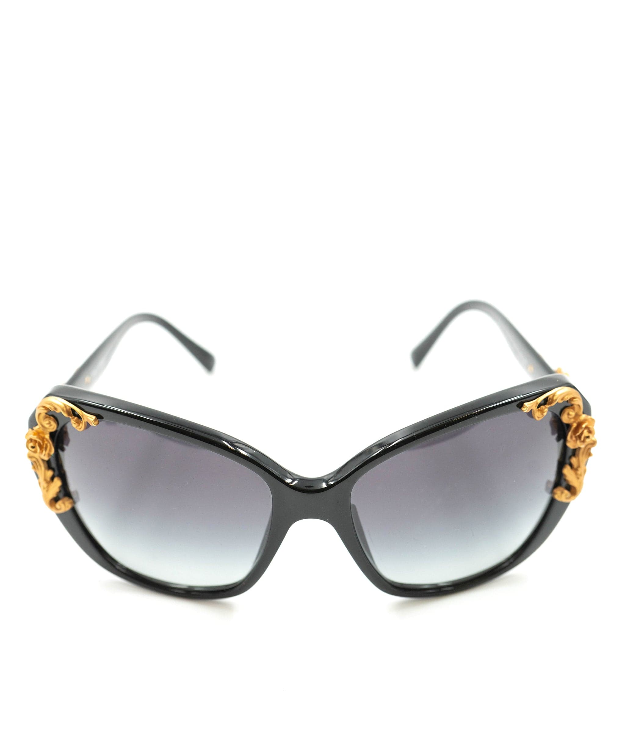 Dolce & Gabbana D&G black and gold sunglasses, full set AEL1053