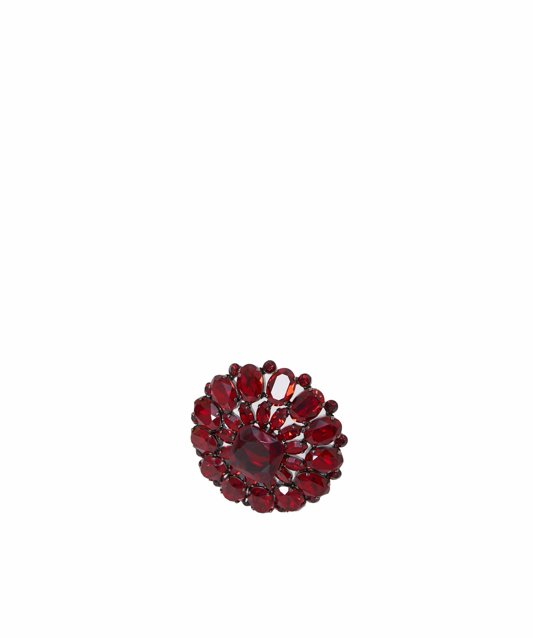 Dolce & Gabbana D&G Large Red Stone Brooch - AWC1032