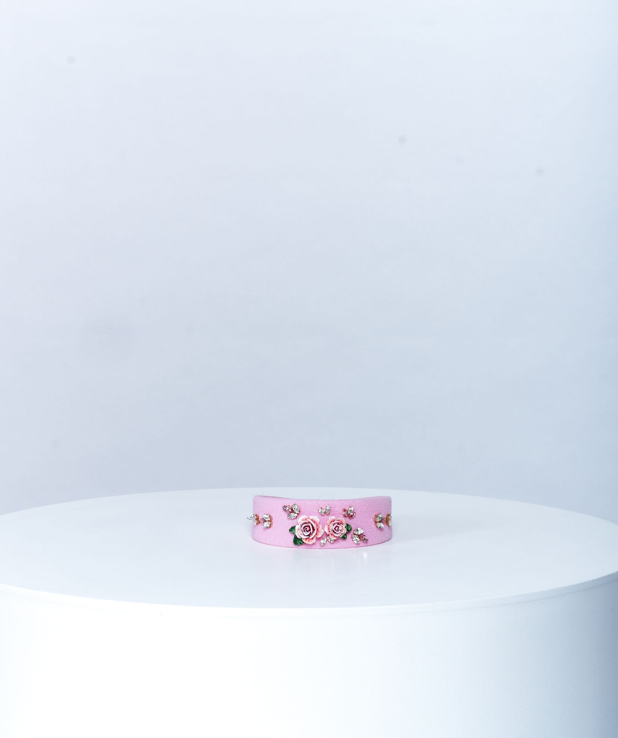 Dolce & Gabbana Dolce & Gabbana Pink Diamante Headband MW2714