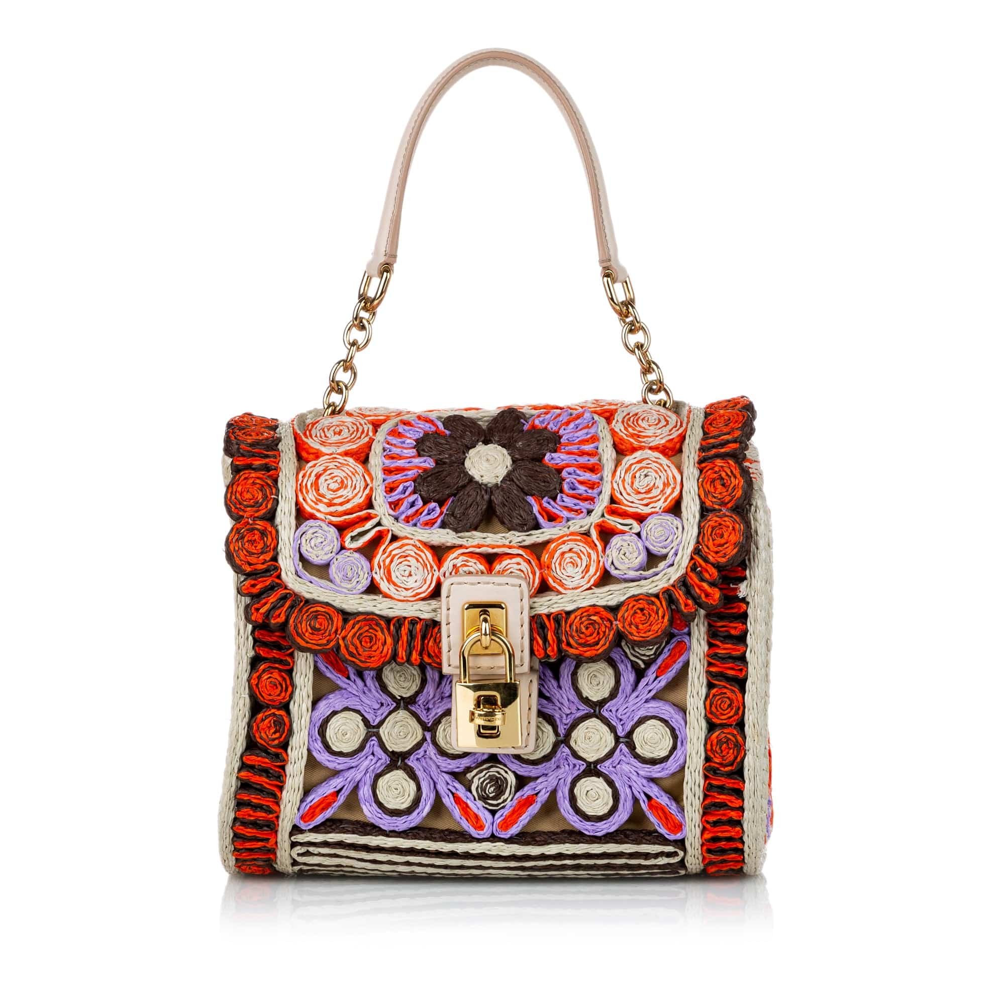 Dolce & Gabbana Dolce & Gabbana Raffia Satchel Bag - AWC1462