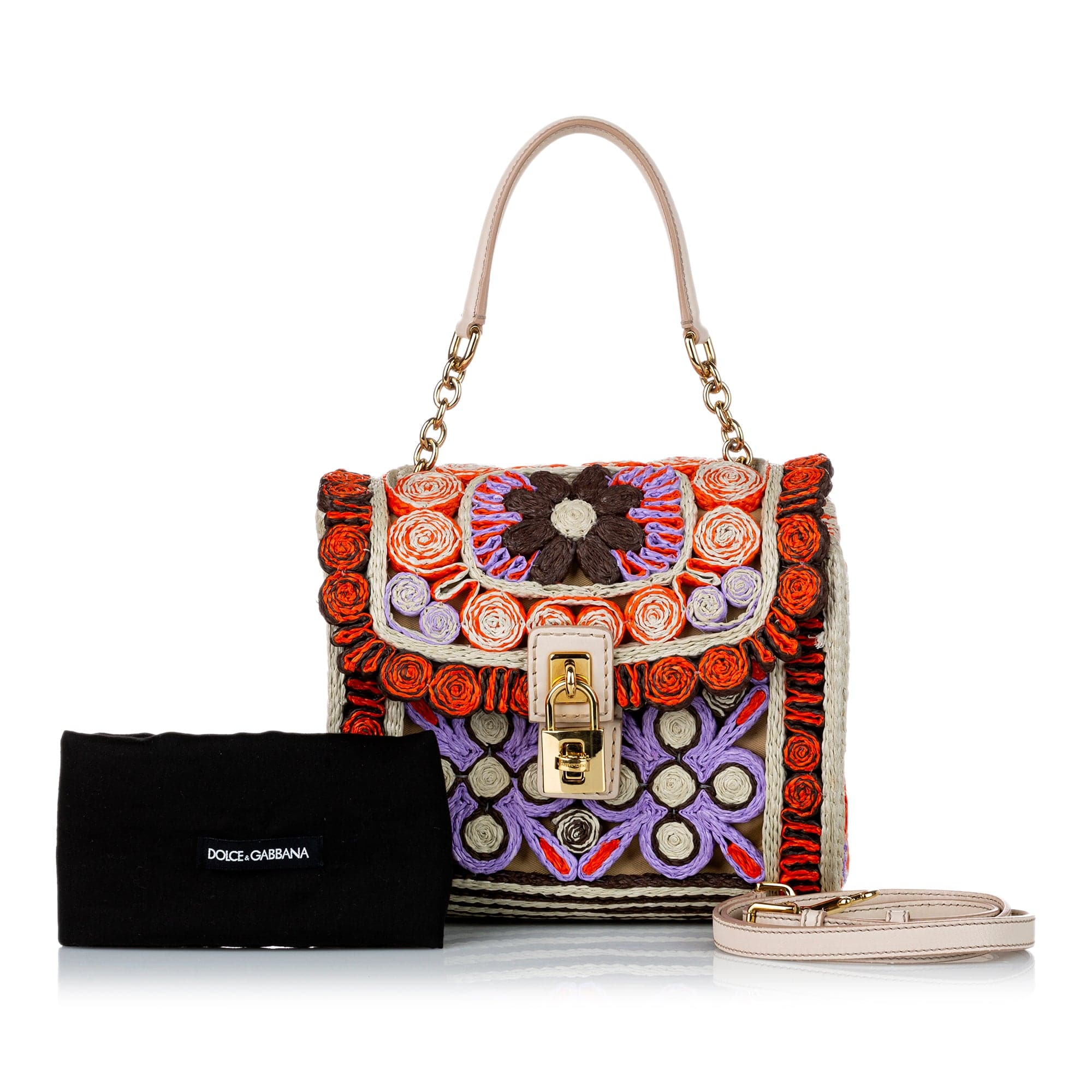 Dolce & Gabbana Dolce & Gabbana Raffia Satchel Bag - AWC1462