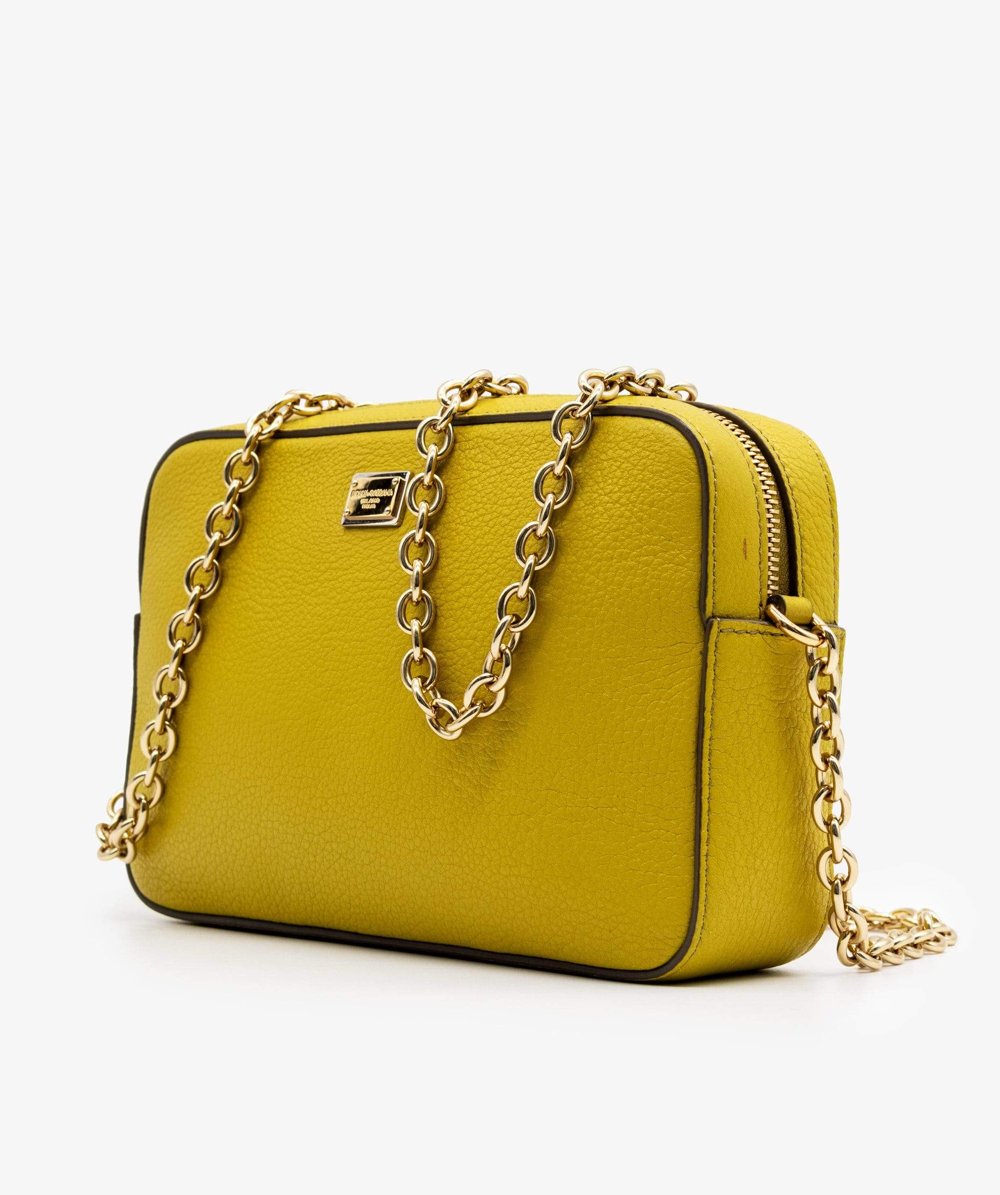 Dolce & Gabbana Dolce & Gabbana Yellow Camera Bag Chain