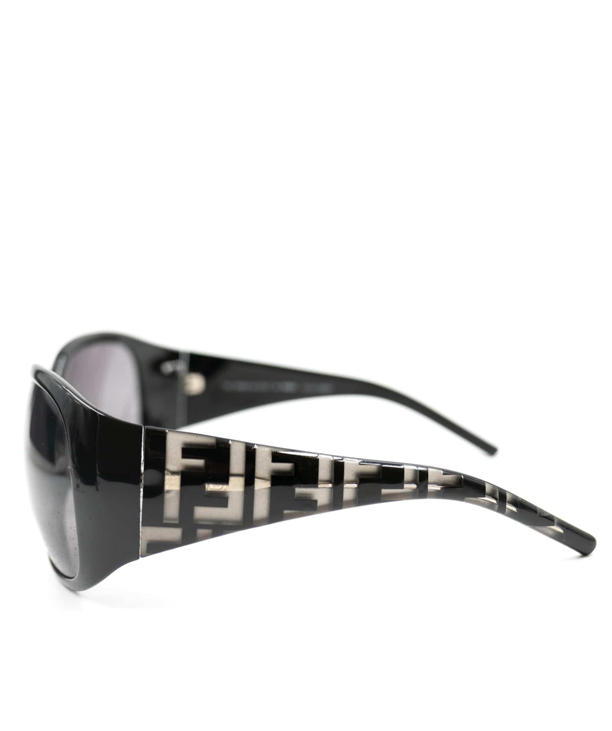 Fendi Fendi Black FF Rounded Sunglasses - AGL1947