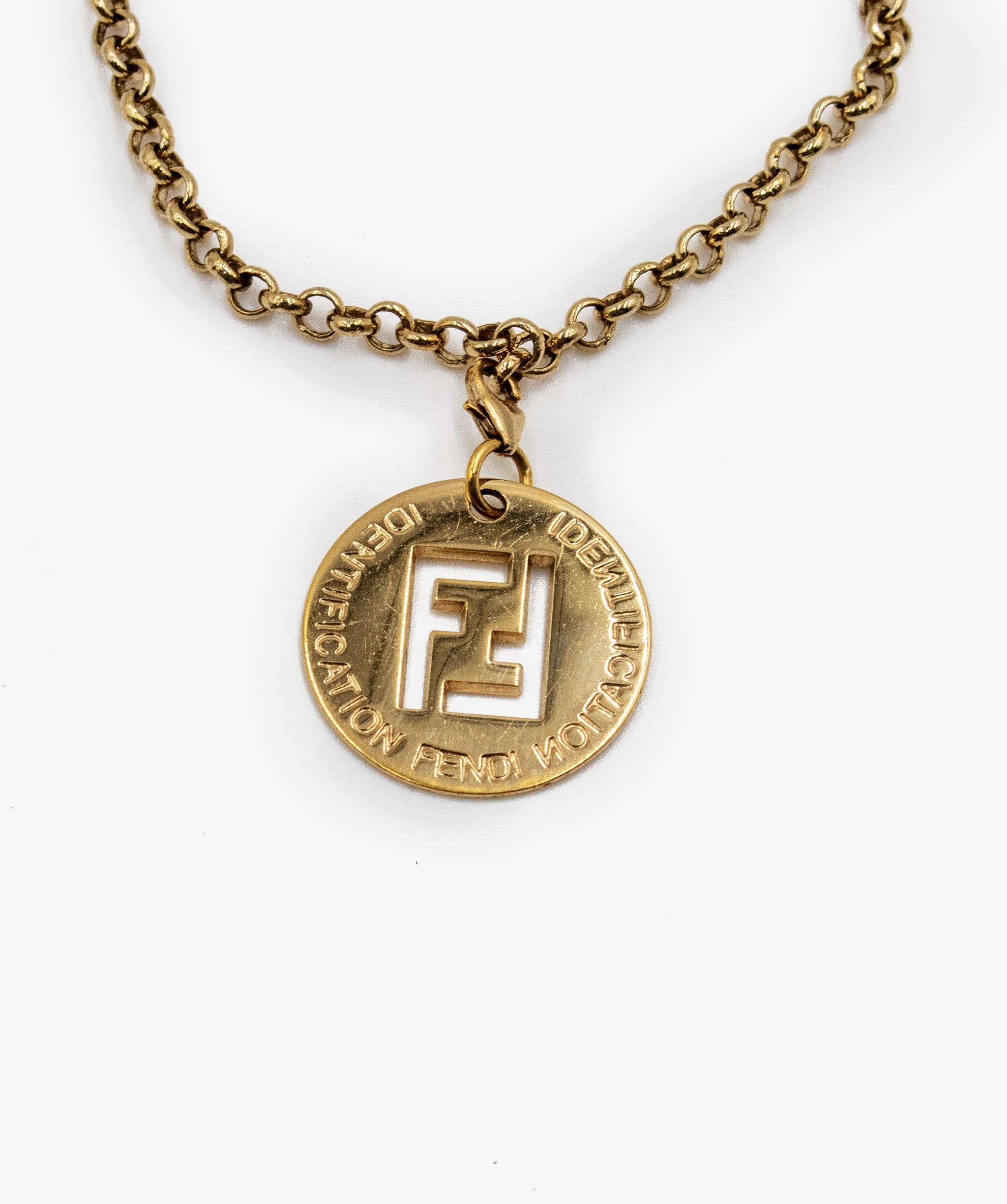 Fendi Fendi F Charm Bracelet