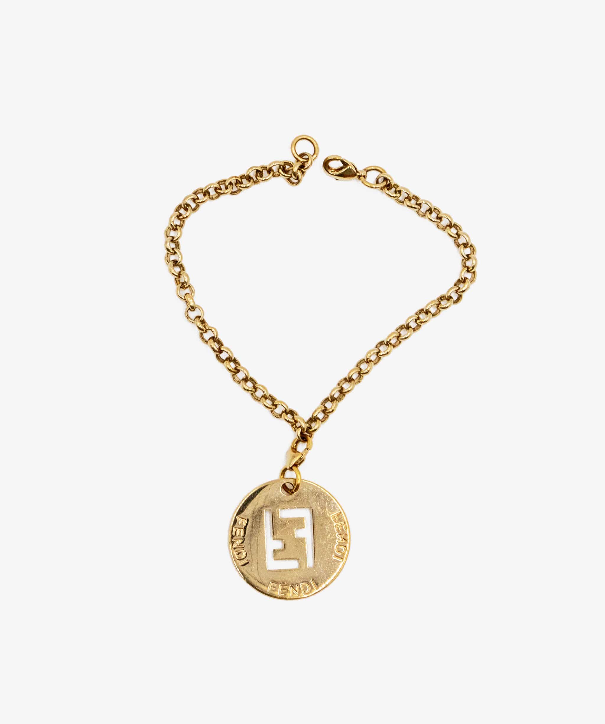 Fendi Fendi F Charm Bracelet