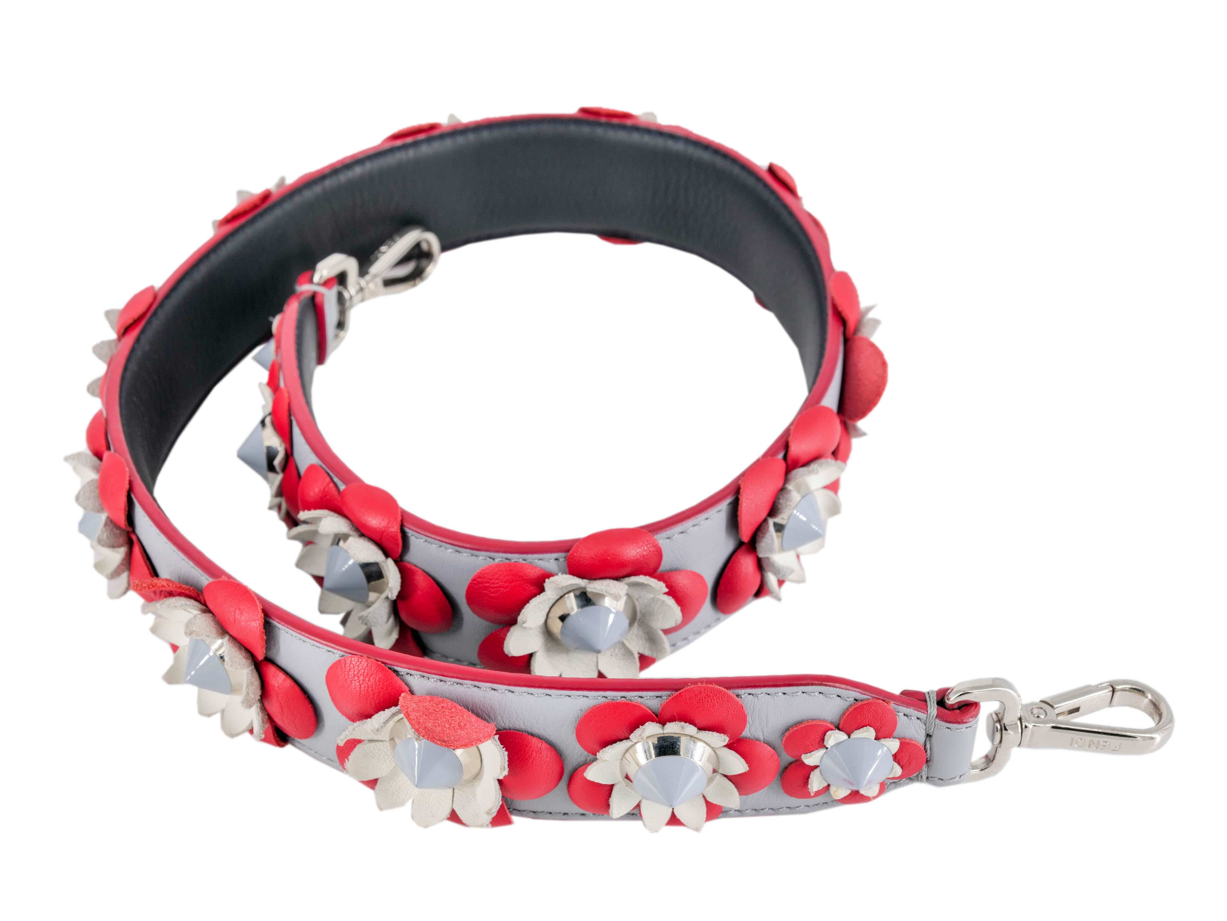 Fendi Fendi Red Bag Strap Floral