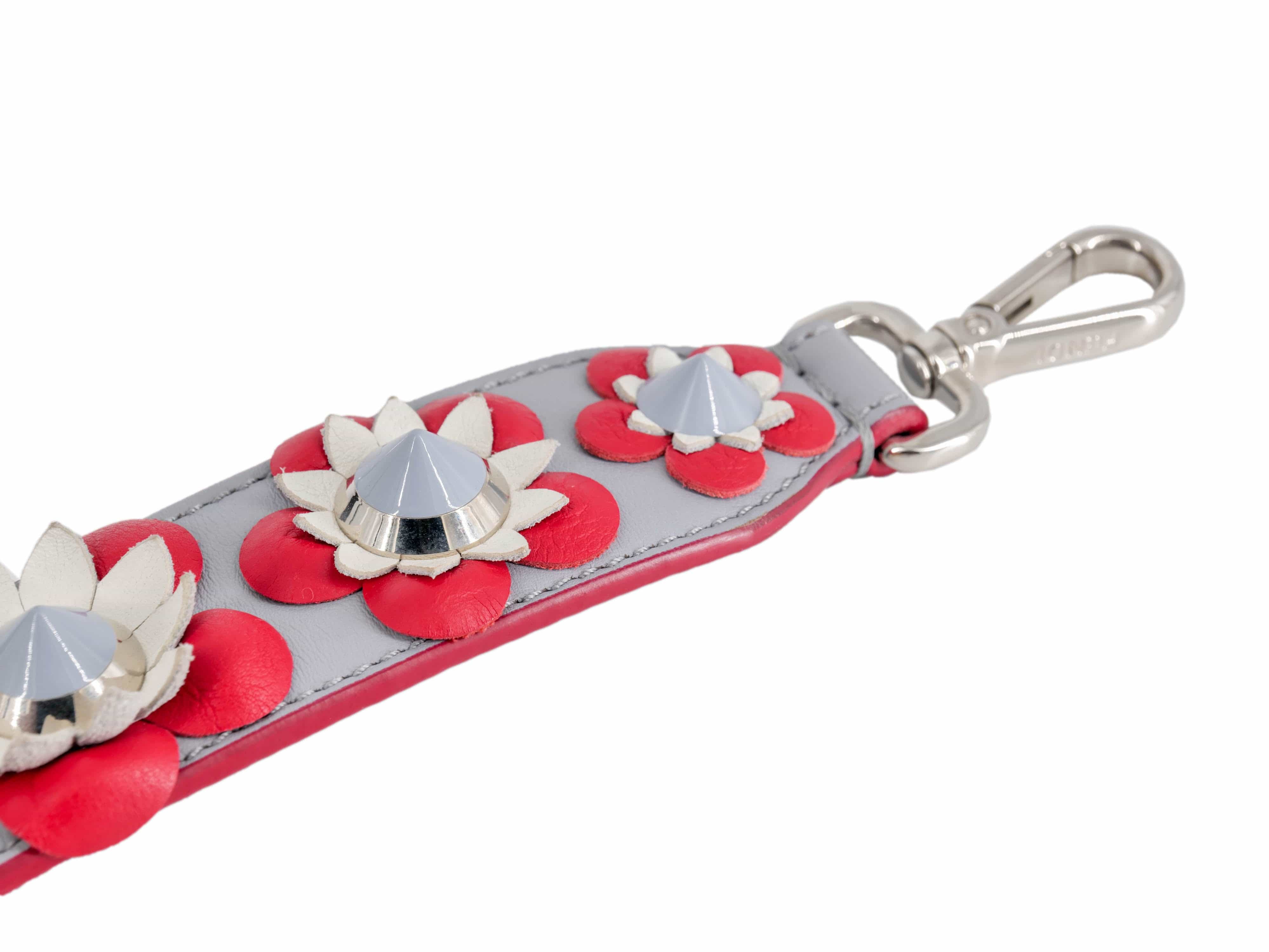 Fendi Fendi Red Bag Strap Floral