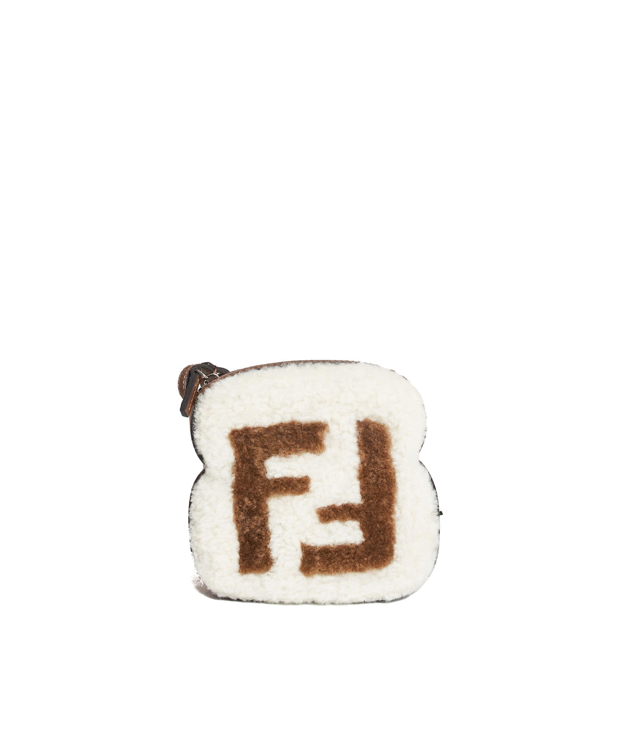 Fendi Fendi sherling creme charm